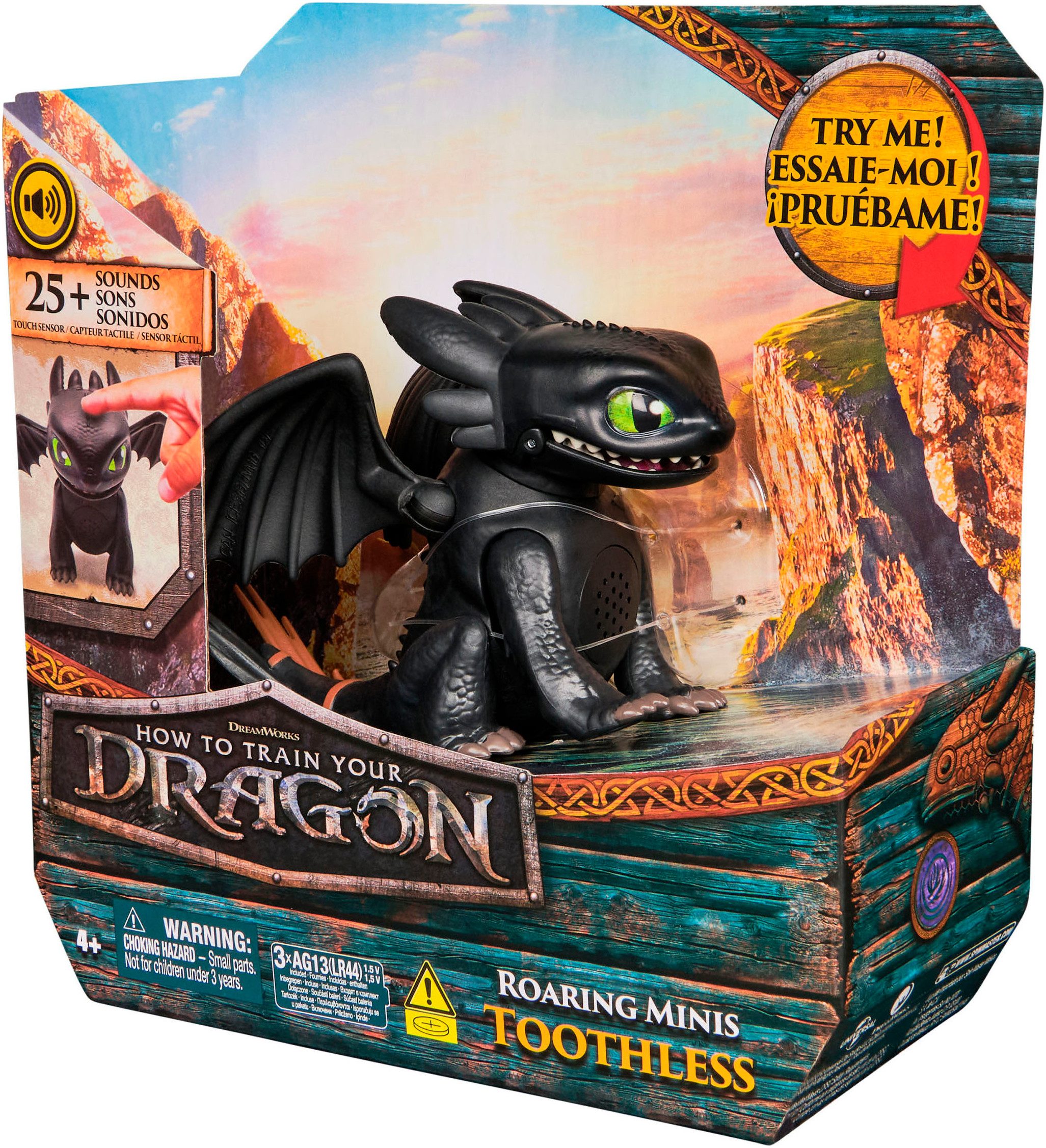 Spin Master Speelfiguur Dragons Movie - Interactieve mini-draken - Zonder Tanden