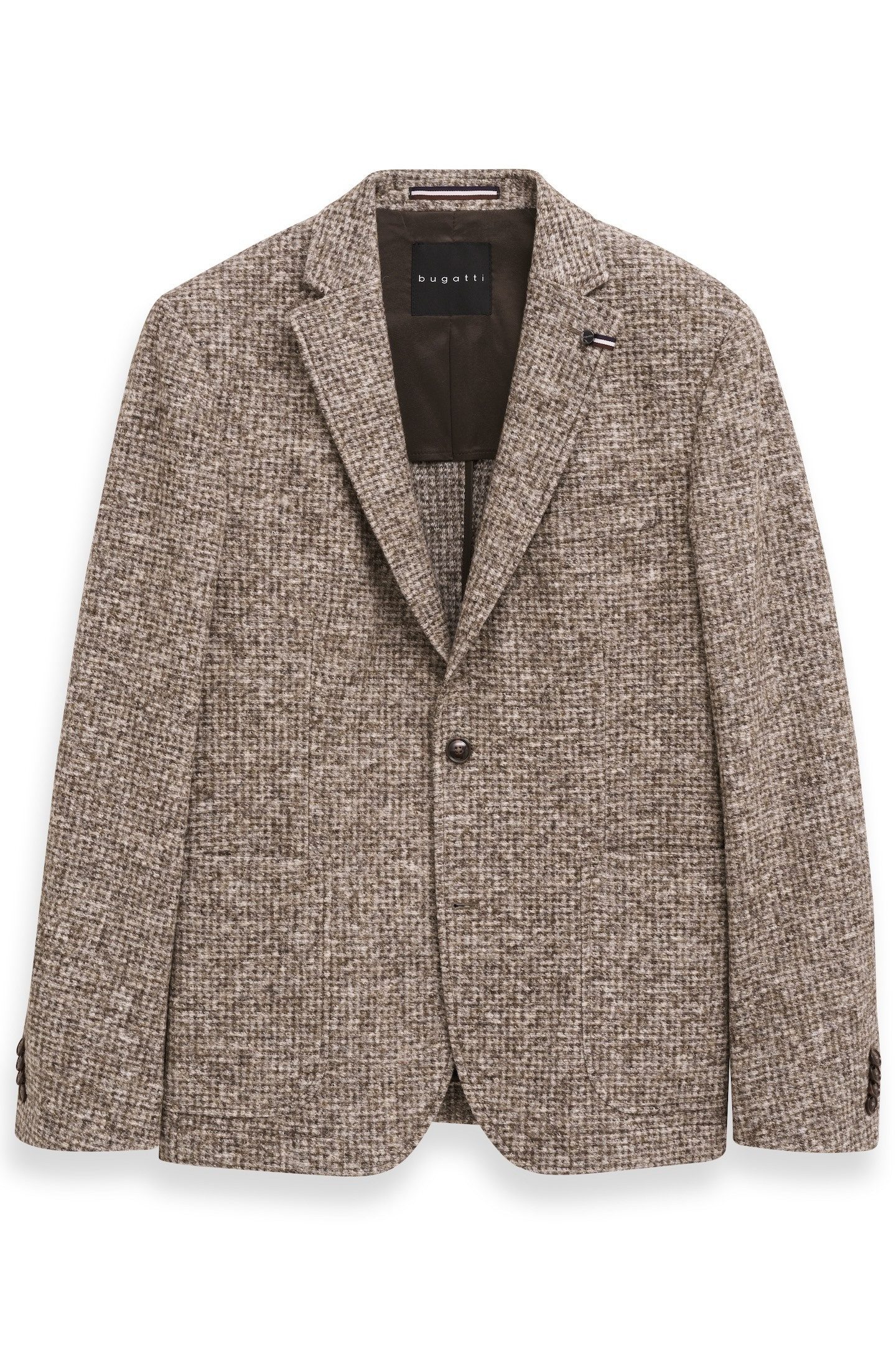 Bugatti Colbert MODERN FIT Jersey met stretch met kleine dessin