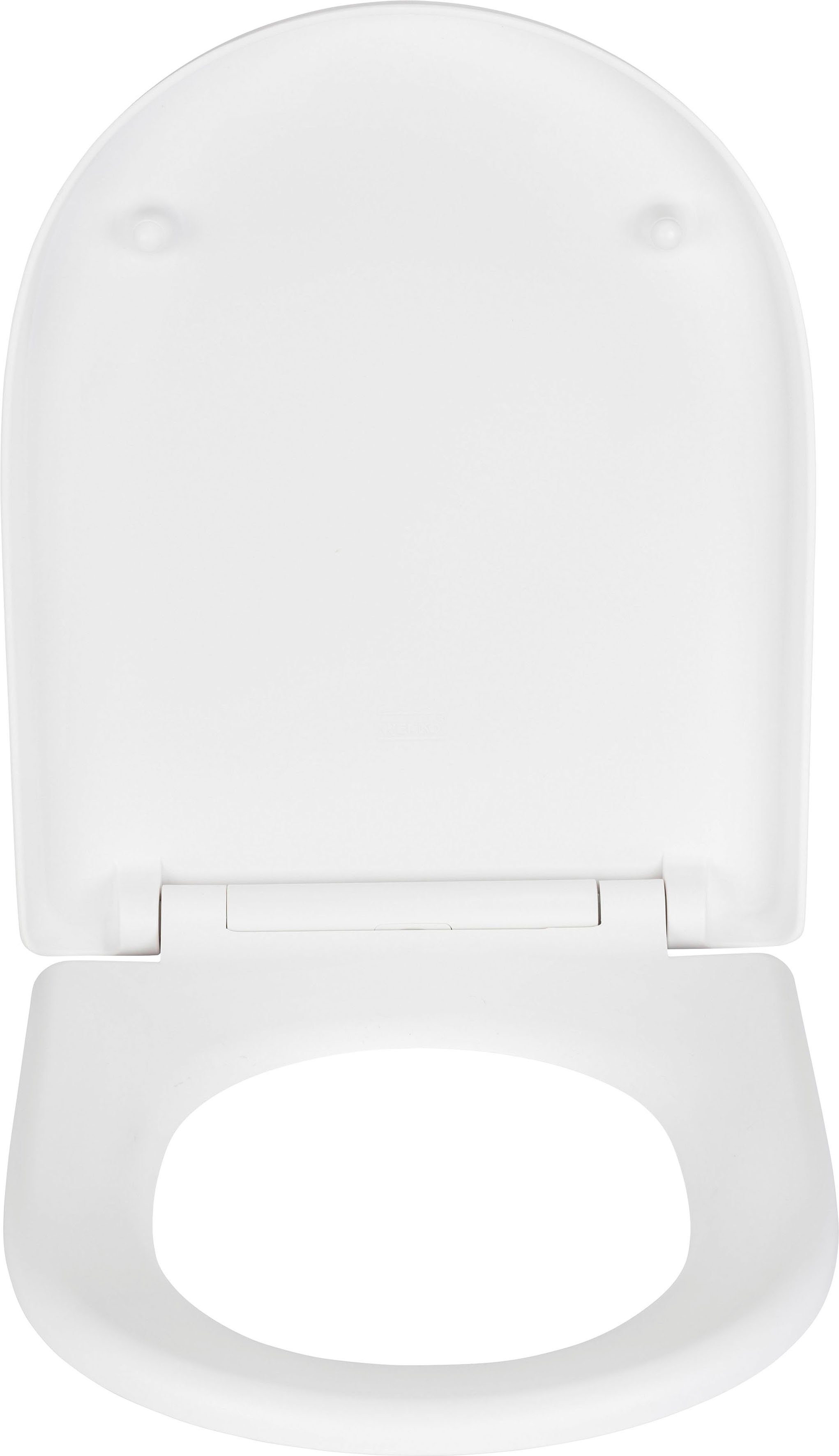 WENKO Toiletzitting Exclusive nr. 4 wit mat, van antibacterieel duroplast