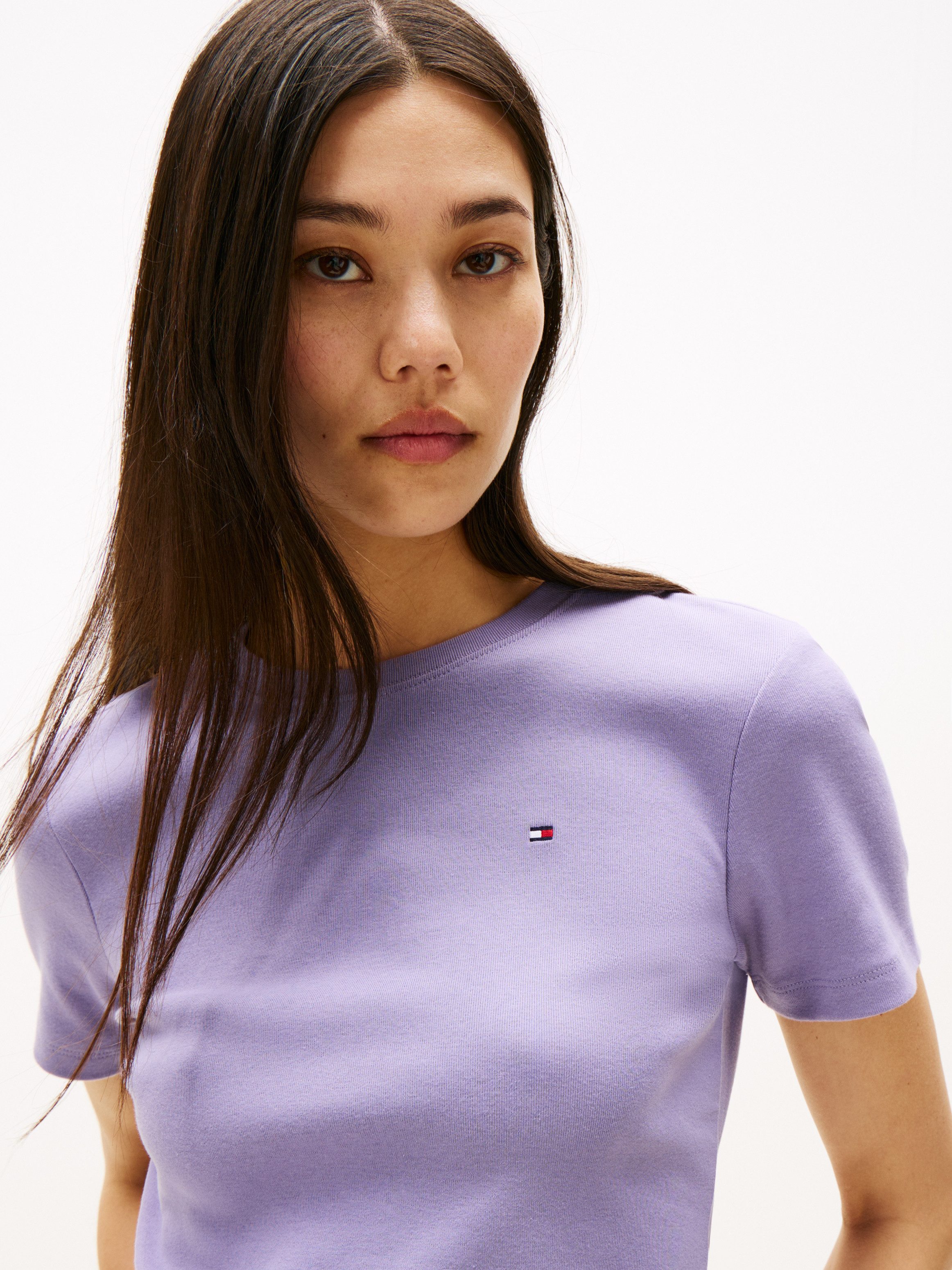 Tommy Hilfiger T-shirt SLIM CODY C-NK SS met geborduurd logo