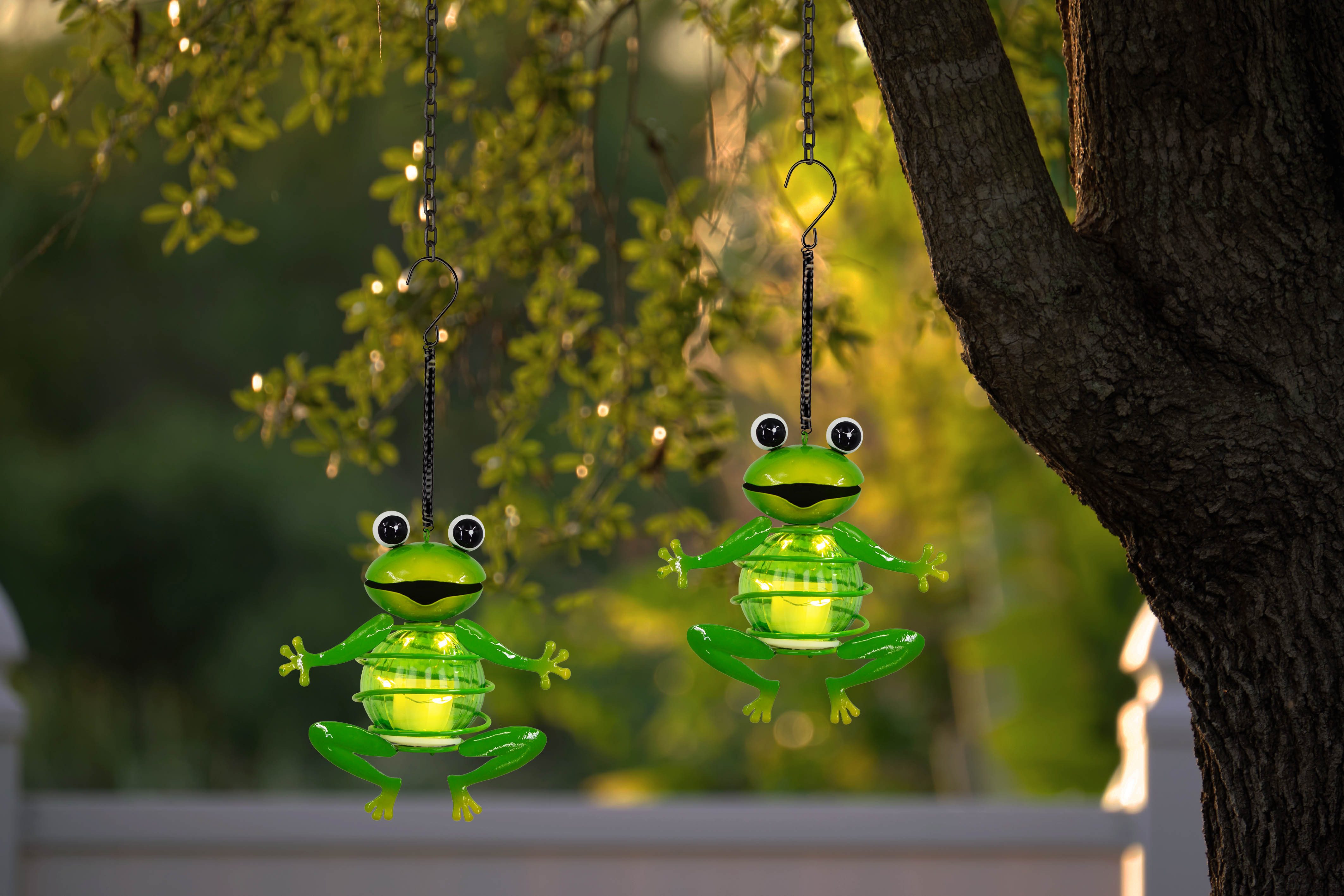 näve Led-solarlamp 2-delige set solar-decoratie hanglamp "KIKKER" (1 stuk)