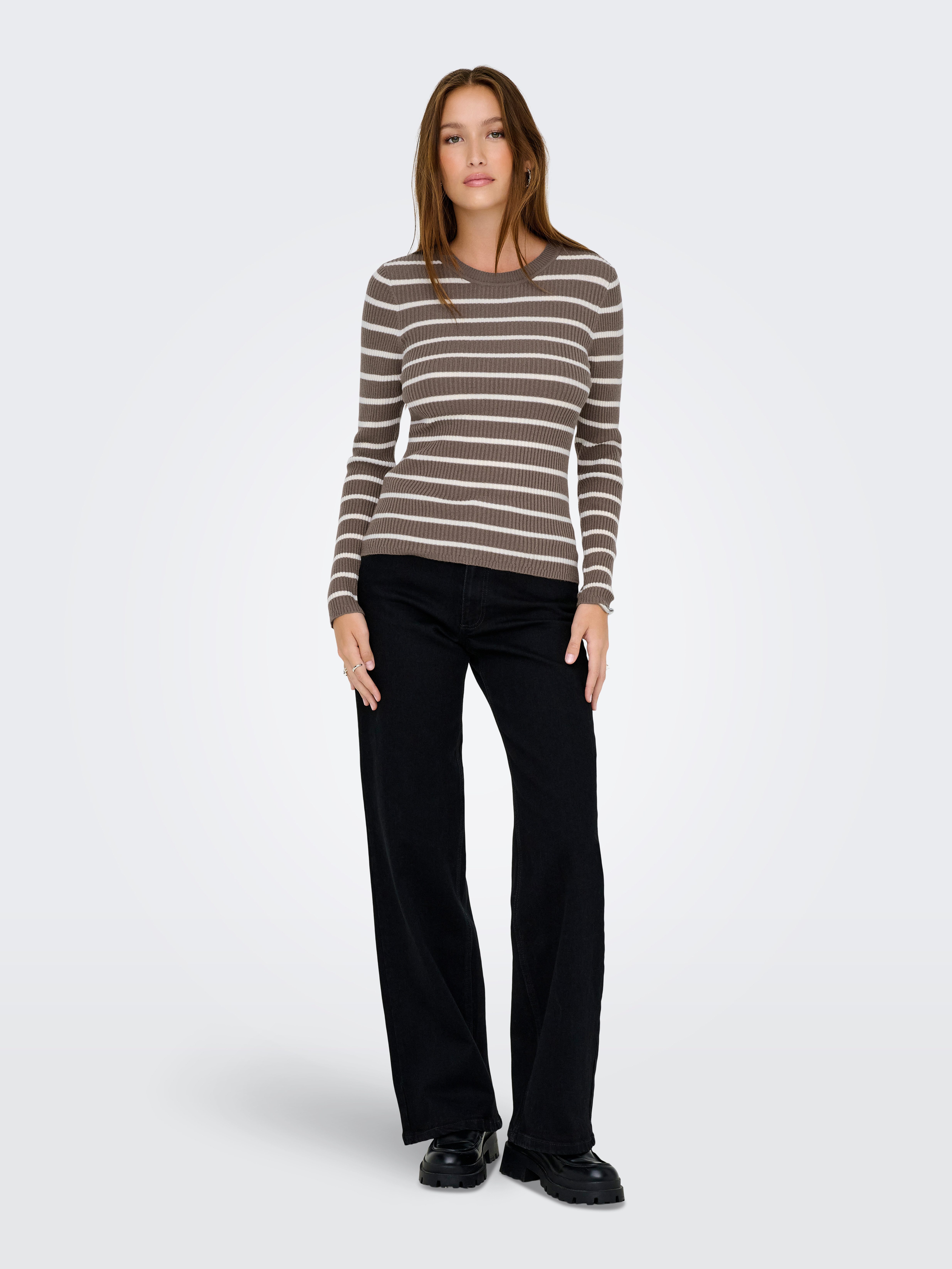 Only Gebreide trui ONLLOUISA L/S PULLOVER KNT NCA