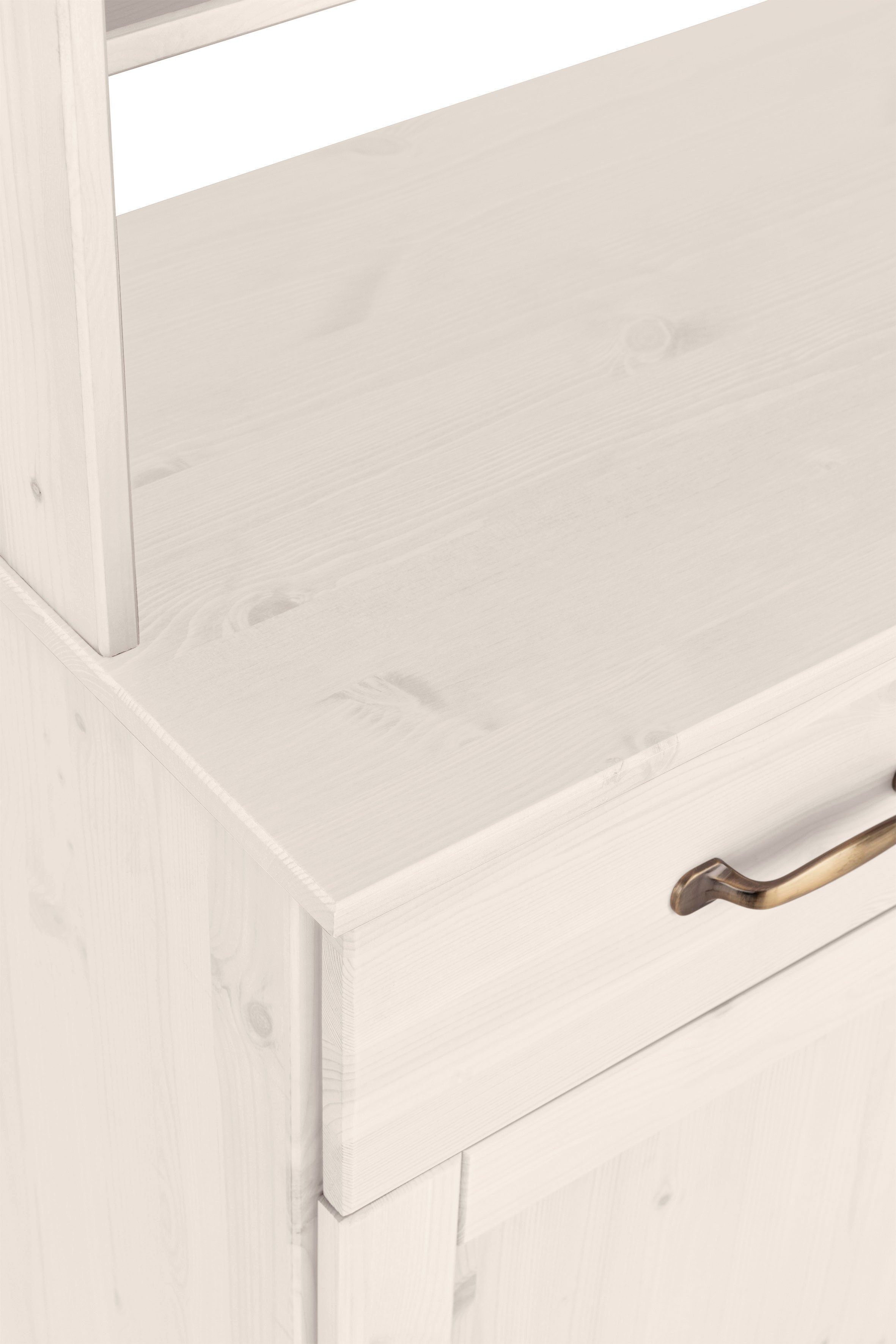 Home affaire Keukenbuffet Alby Breedte 85 cm, 2 glasdeuren
