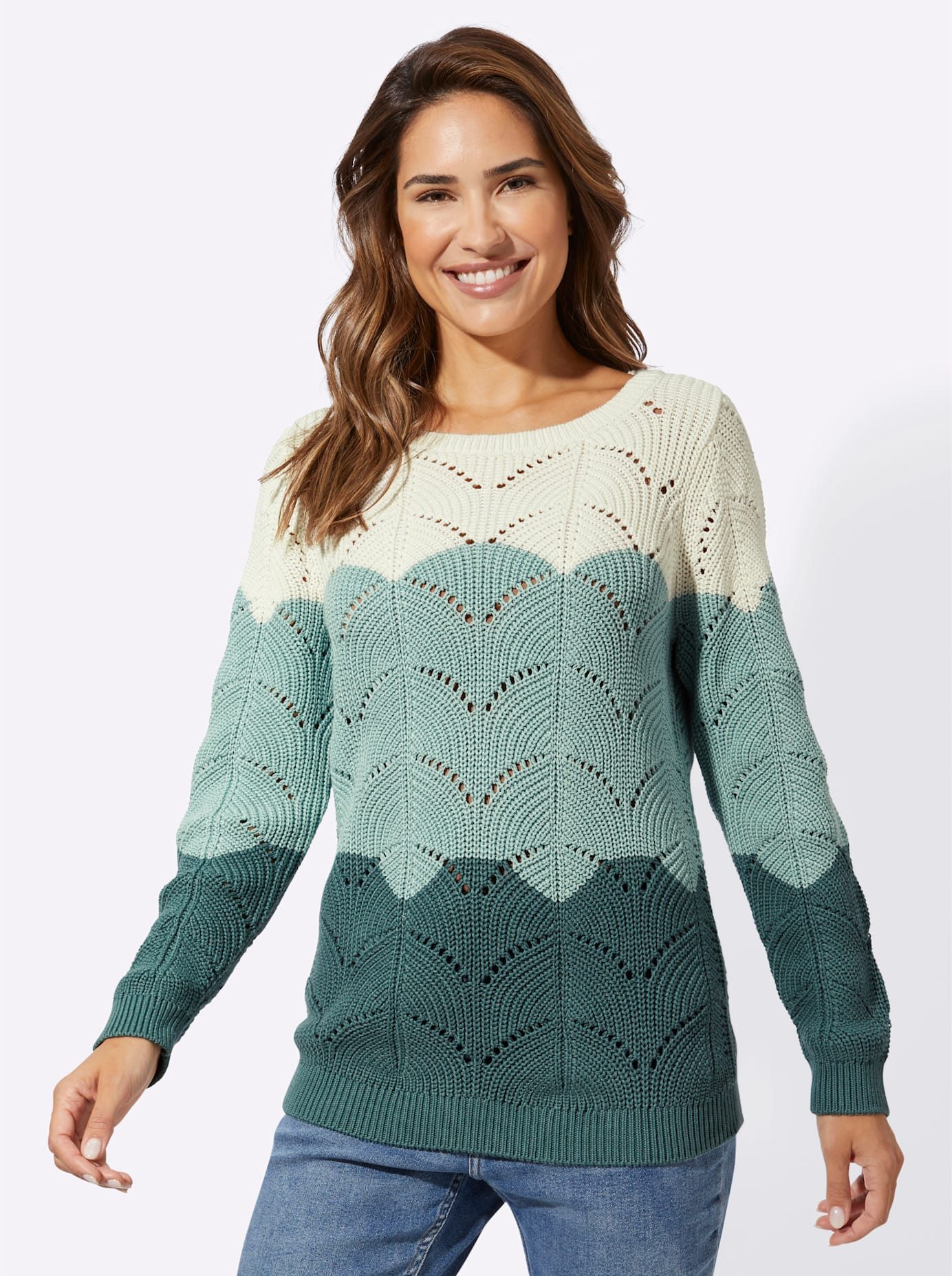 Classic Basics AjourTrui met ronde hals