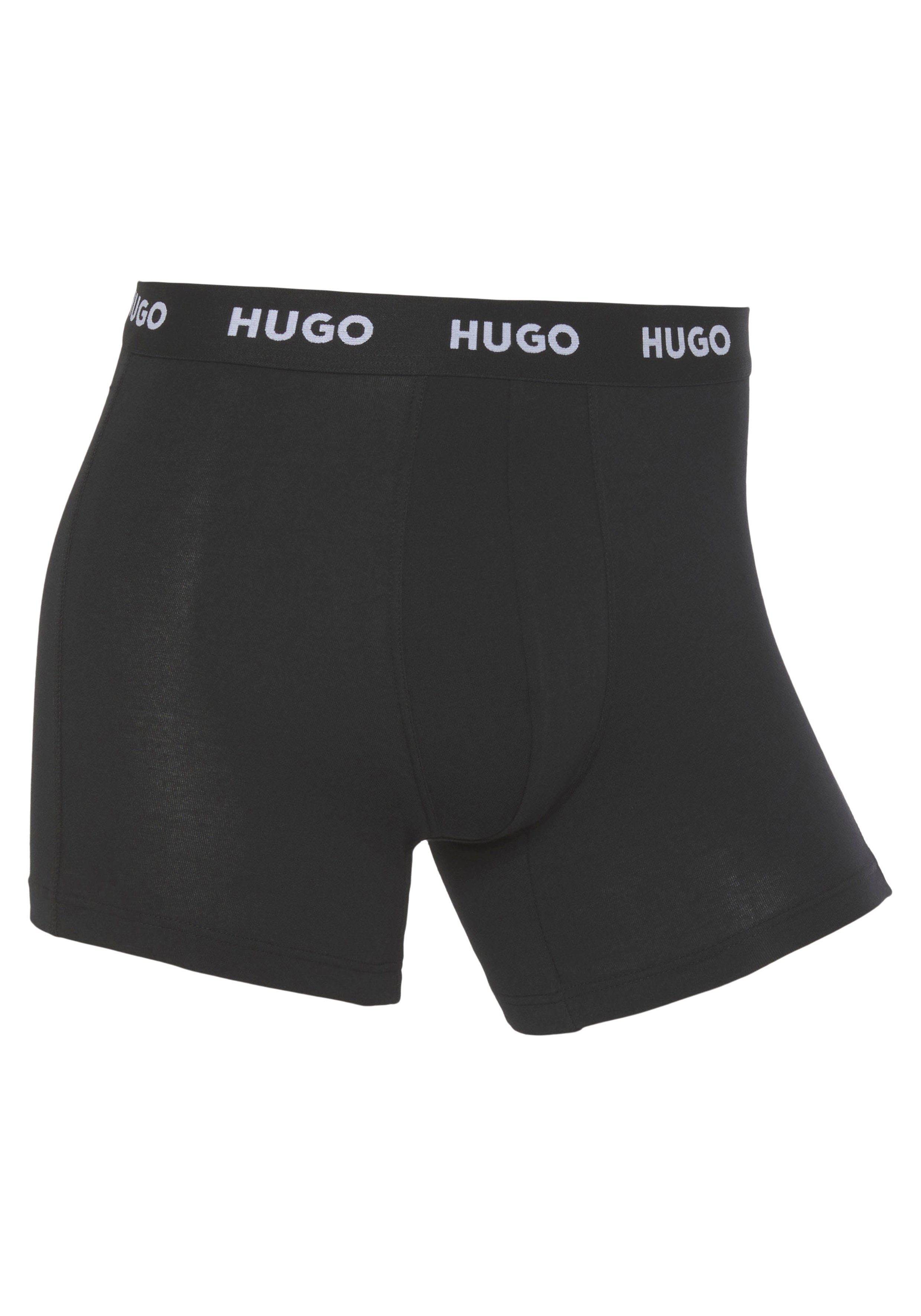 HUGO underwear Boxershort BOXERBR TRIPLET PACK met hugo logo-elastisch tailleband (3 stuks)