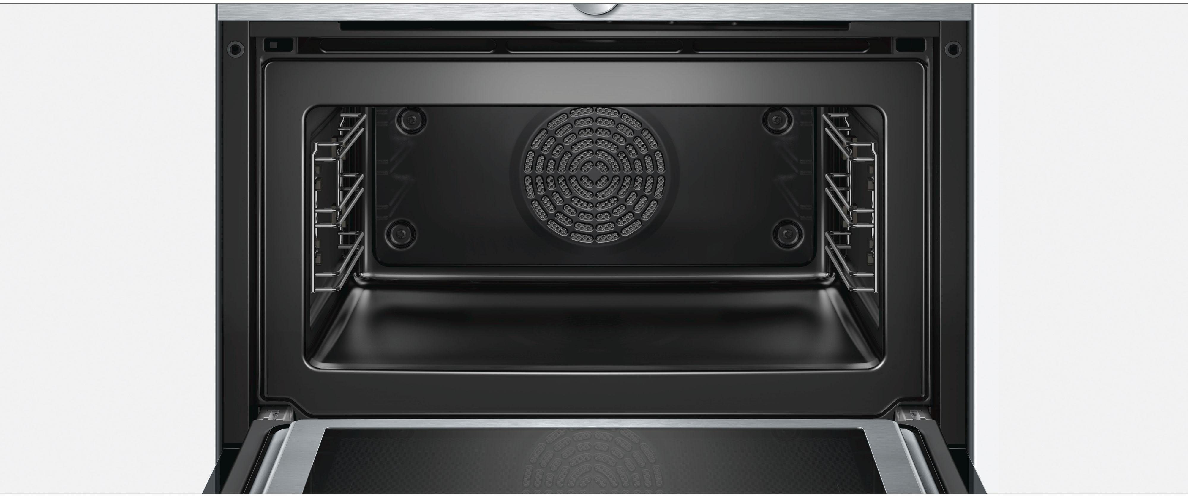 BOSCH Inbouw oven met magnetron CMG633BS1 met automatische programma’s