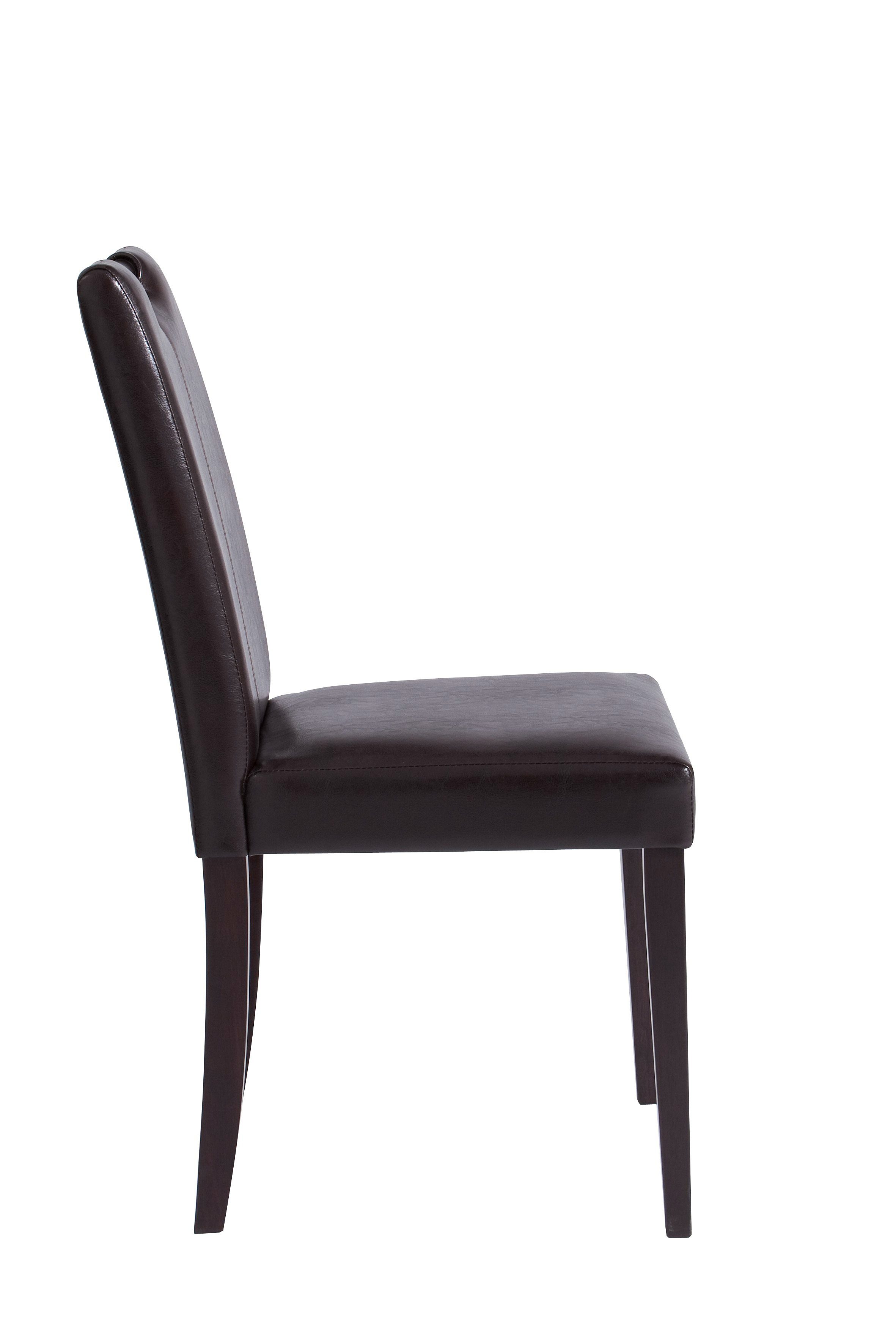 Home affaire Eetkamerstoel Stuhlparade in twee verschillende stofkwaliteiten, zithoogte 46 cm (set, 2 stuks)