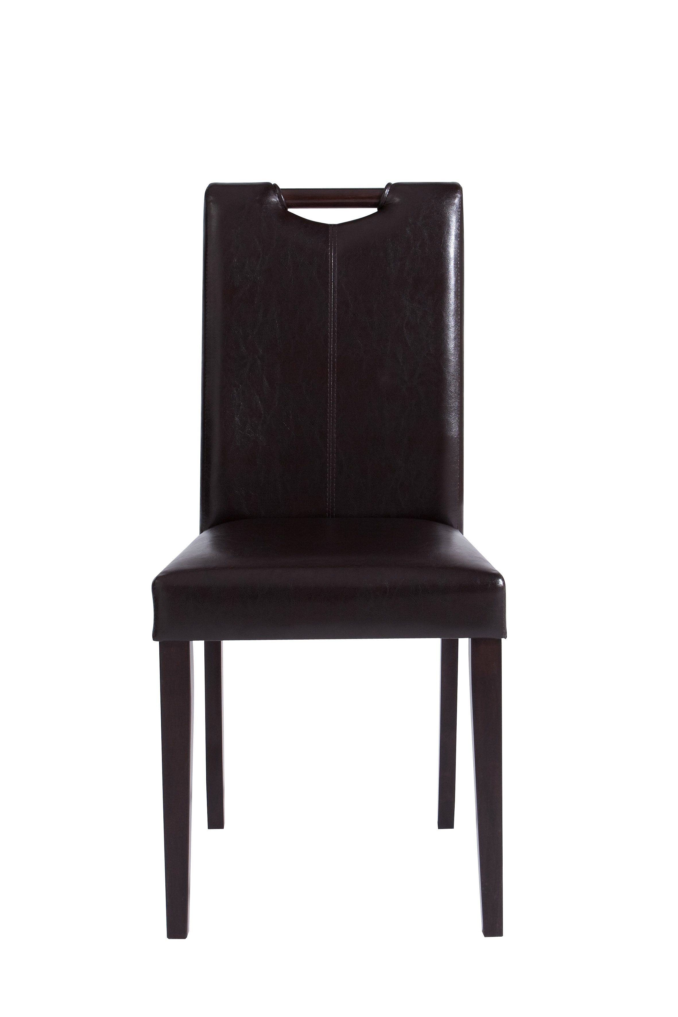 Home affaire Eetkamerstoel Stuhlparade in twee verschillende stofkwaliteiten, zithoogte 46 cm (set, 2 stuks)