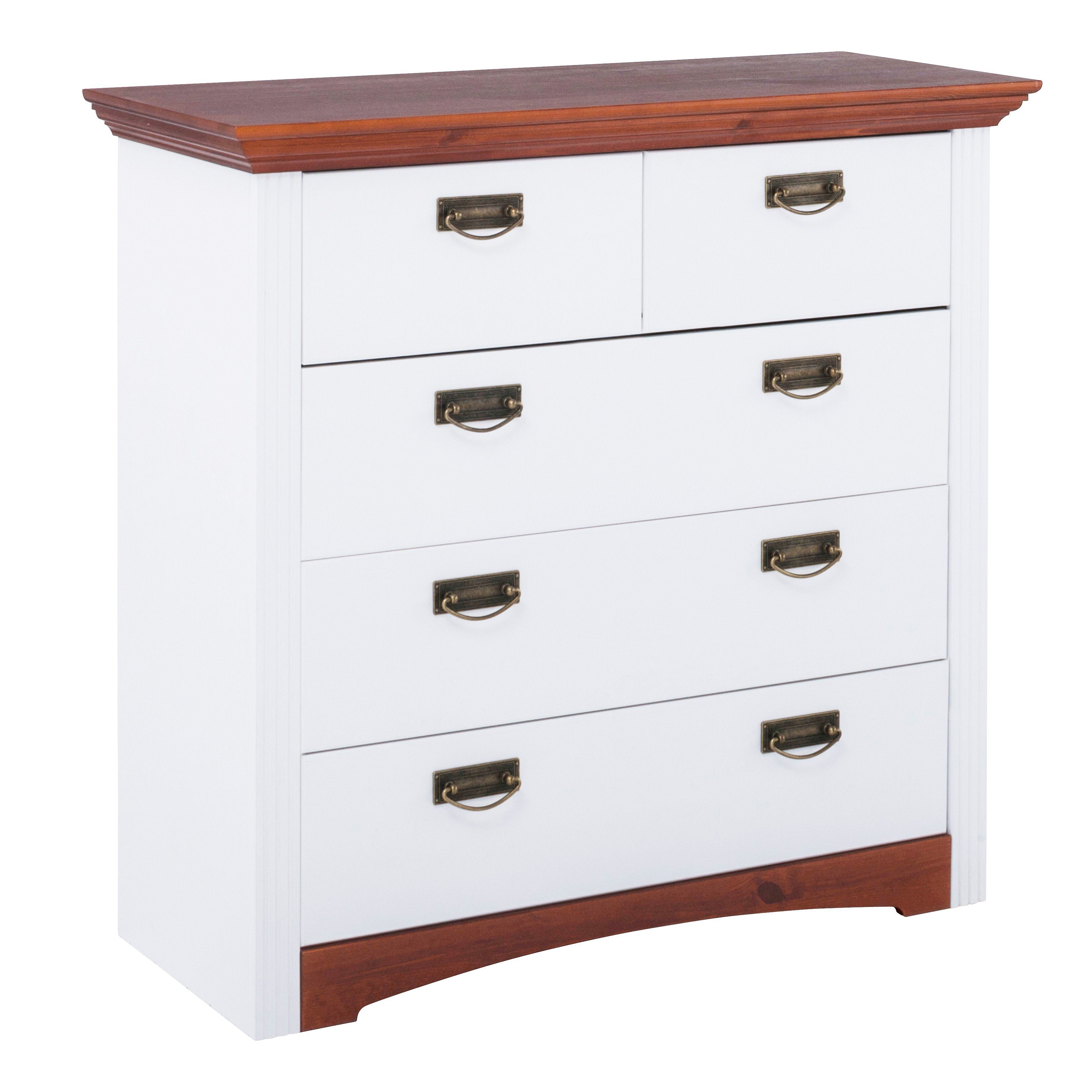 Home affaire Ladekast Konrad Breedte 94 cm, van massief, FSC®-gecertificeerd dennenhout