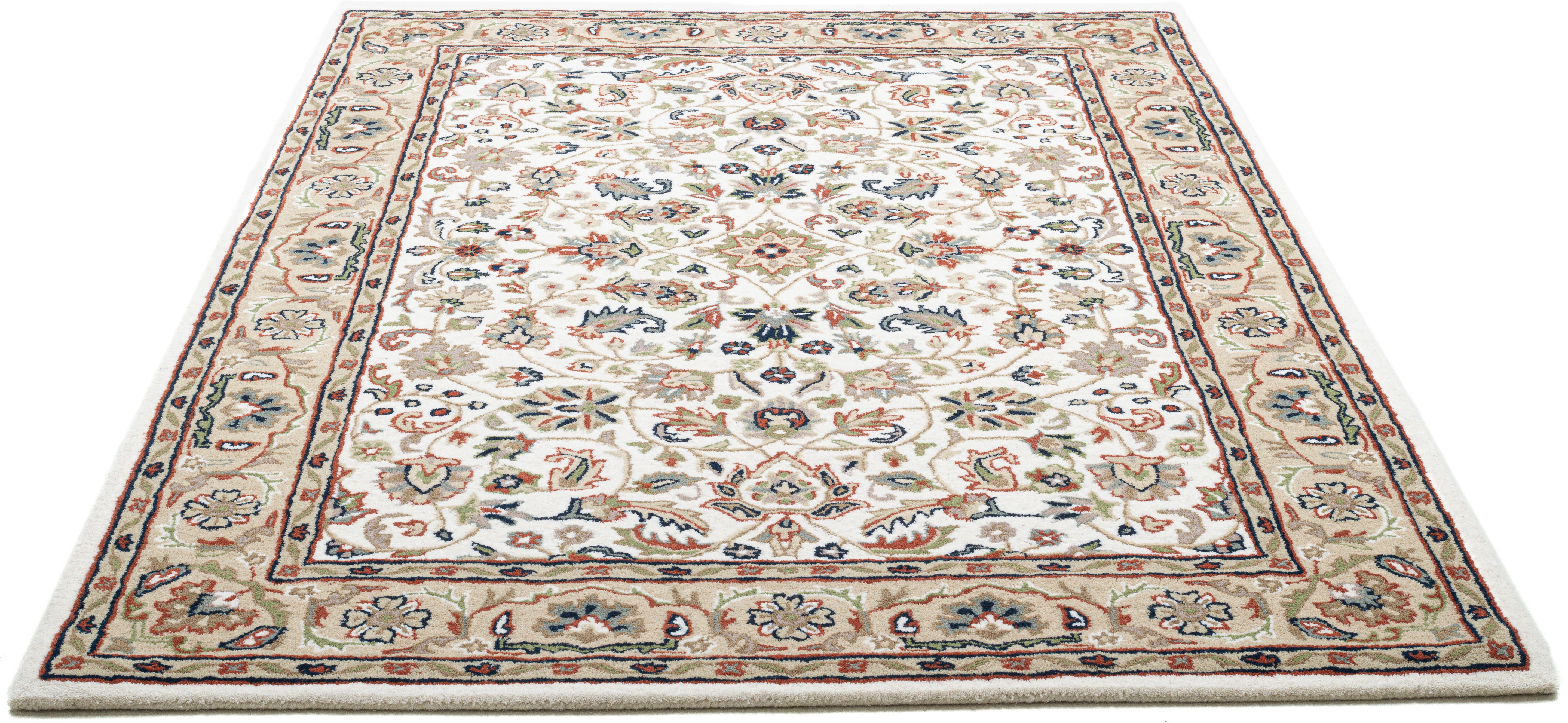 THEKO Wollen kleed Royal Orient Isfahan handgetufted, oosterse uitstraling, 100% wol