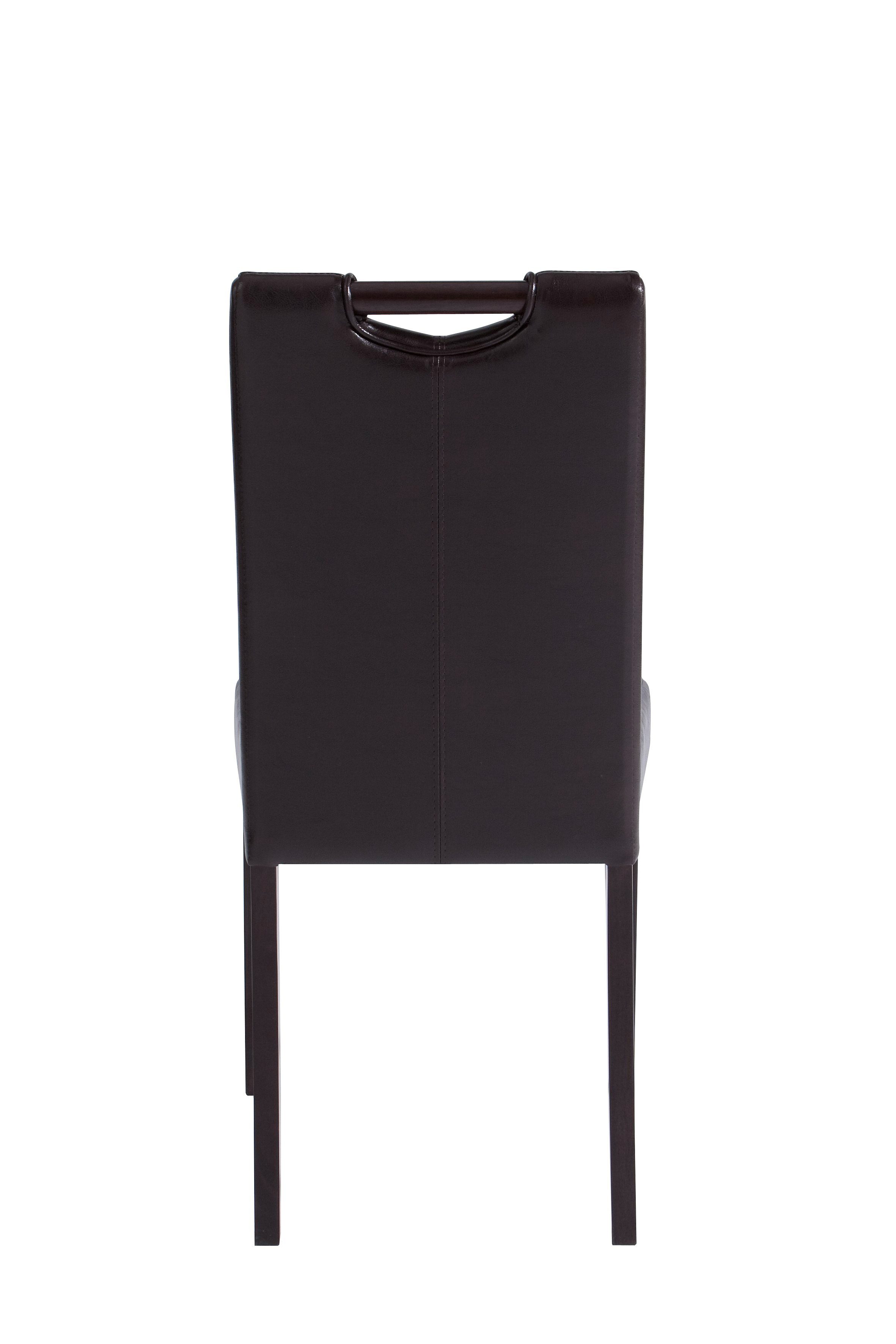 Home affaire Eetkamerstoel Stuhlparade in twee verschillende stofkwaliteiten, zithoogte 46 cm (set, 2 stuks)