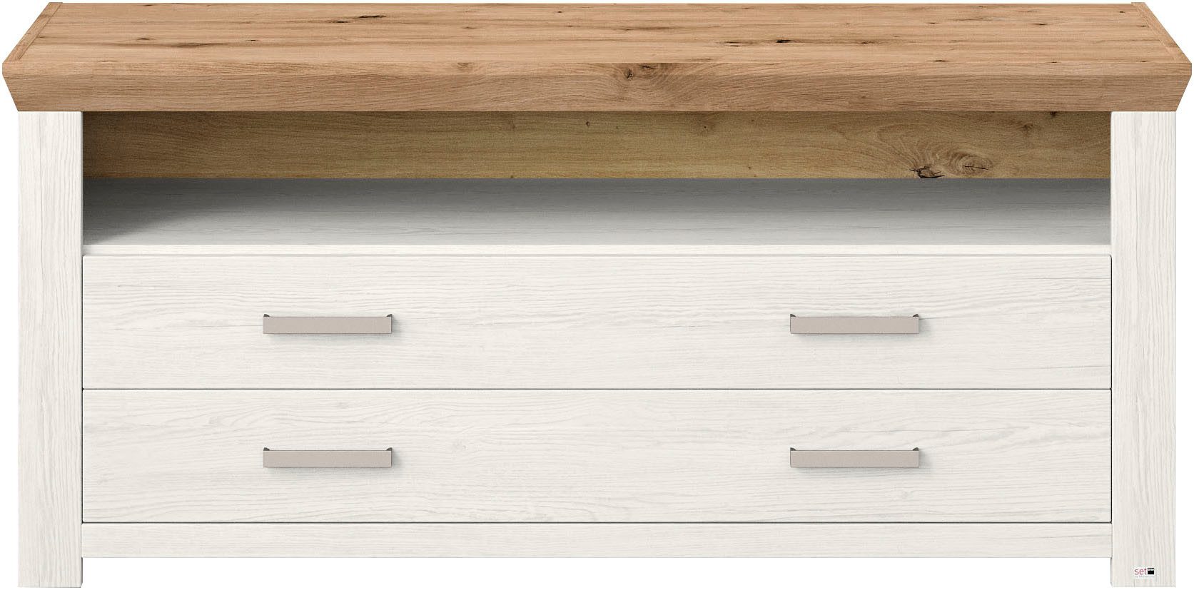 set one by Musterring Tv-meubel York Type 32, met 4 laden, verlichting optioneel, breedte 140 cm