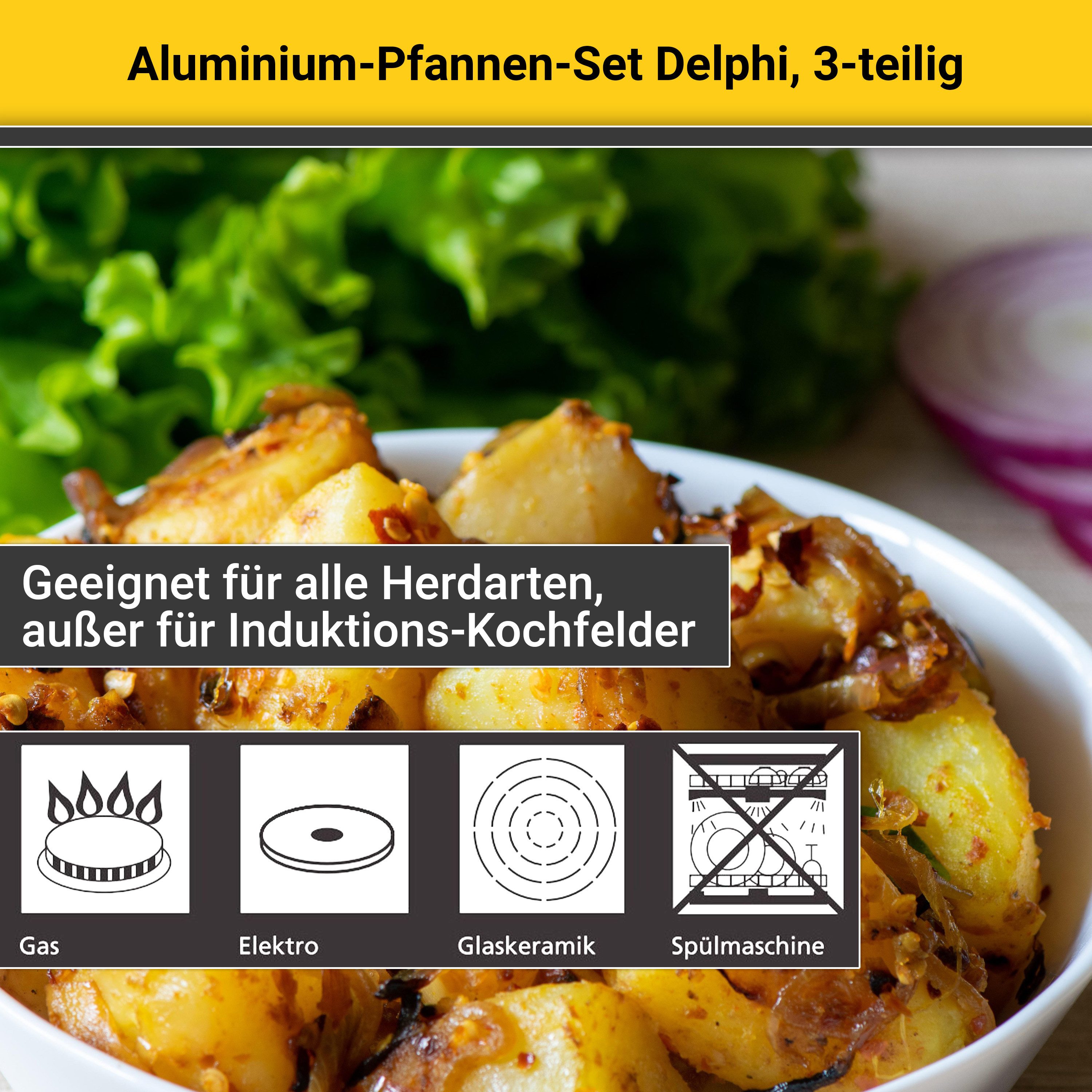 Krüger Pannenset Delphi Inductie (set, 3-delig)