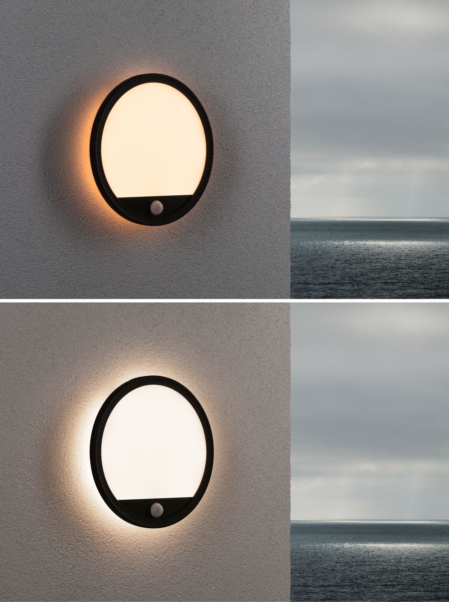 Paulmann Led-wandlamp voor buiten Buitenpaneel Lamina IP44 rond 280mm 14W 1150lm 230V kunststof (1 stuk)