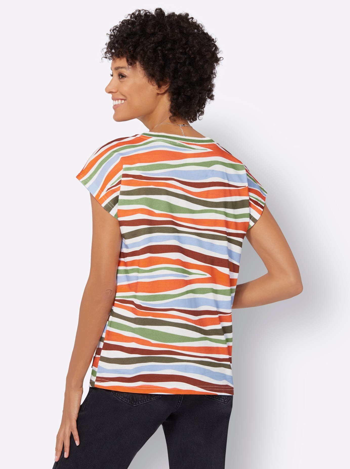 Casual Looks Shirt met print Shirt (1-delig)