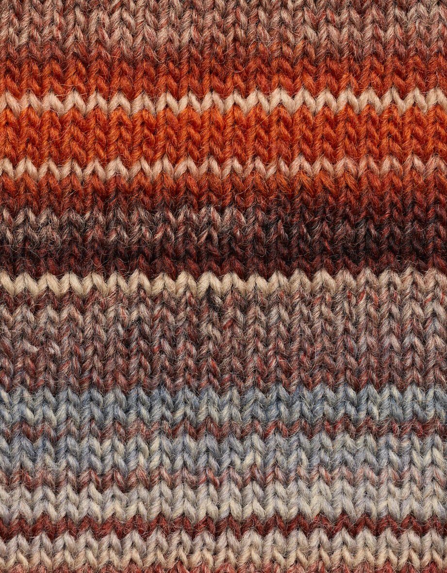 Bugatti Trui met ronde hals met multicolor kleurverloop