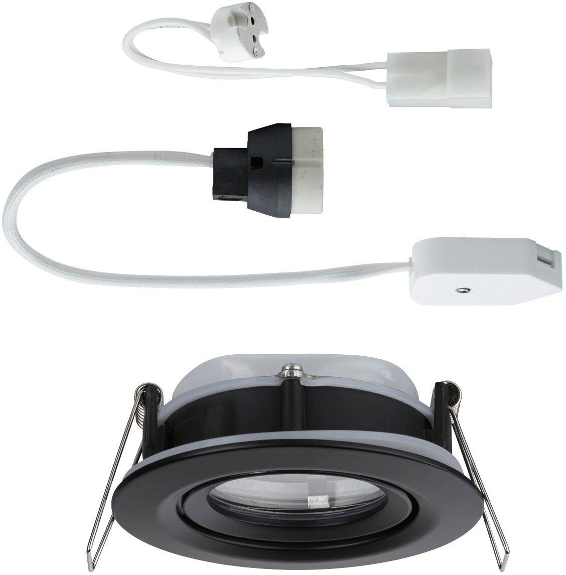 Paulmann Ledinbouwlamp Nova Plus 1x35W Zwart mat/Alu Zink