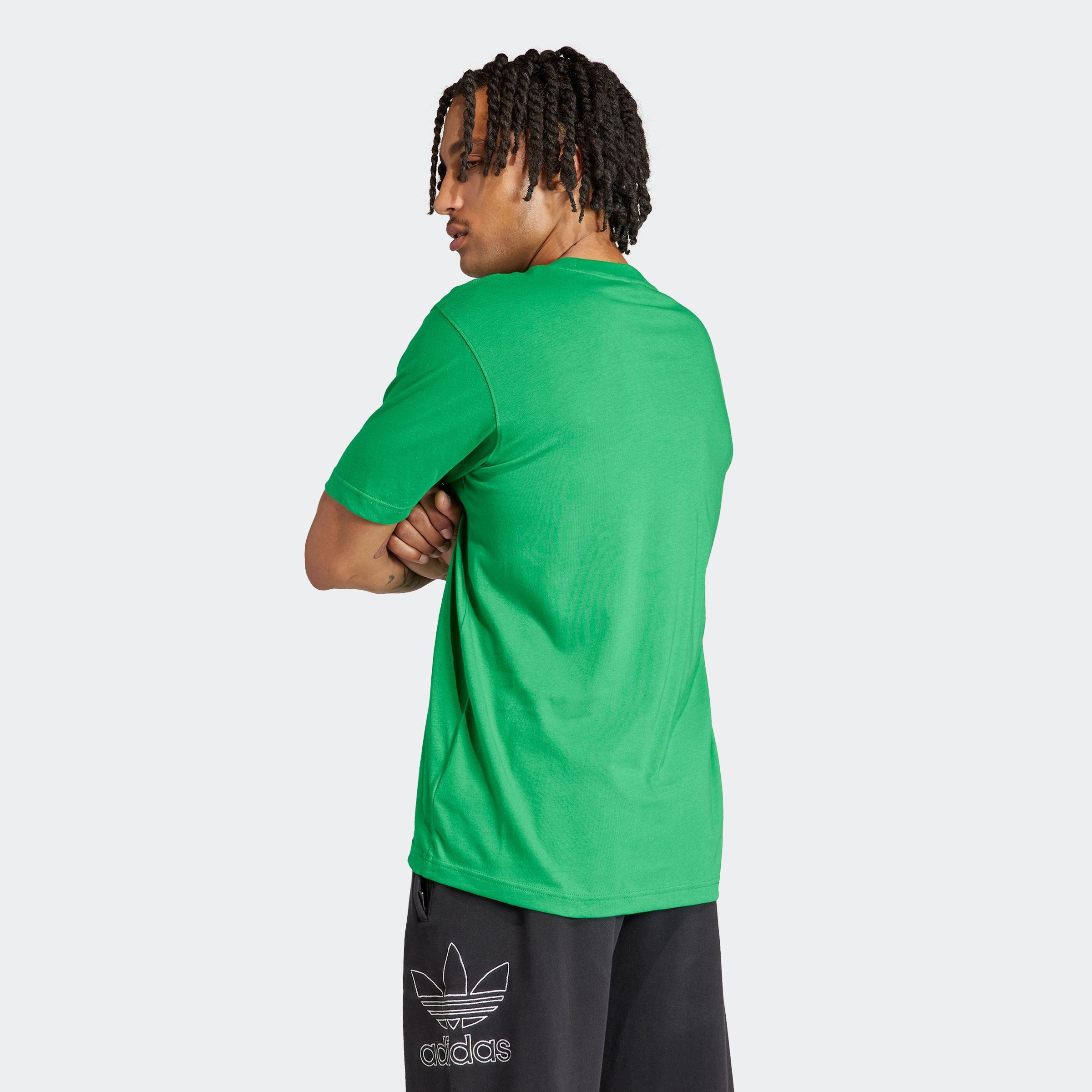 adidas Originals T-shirt TREFOIL T-SHIRT Basic shirt met grote trefoil logoprint
