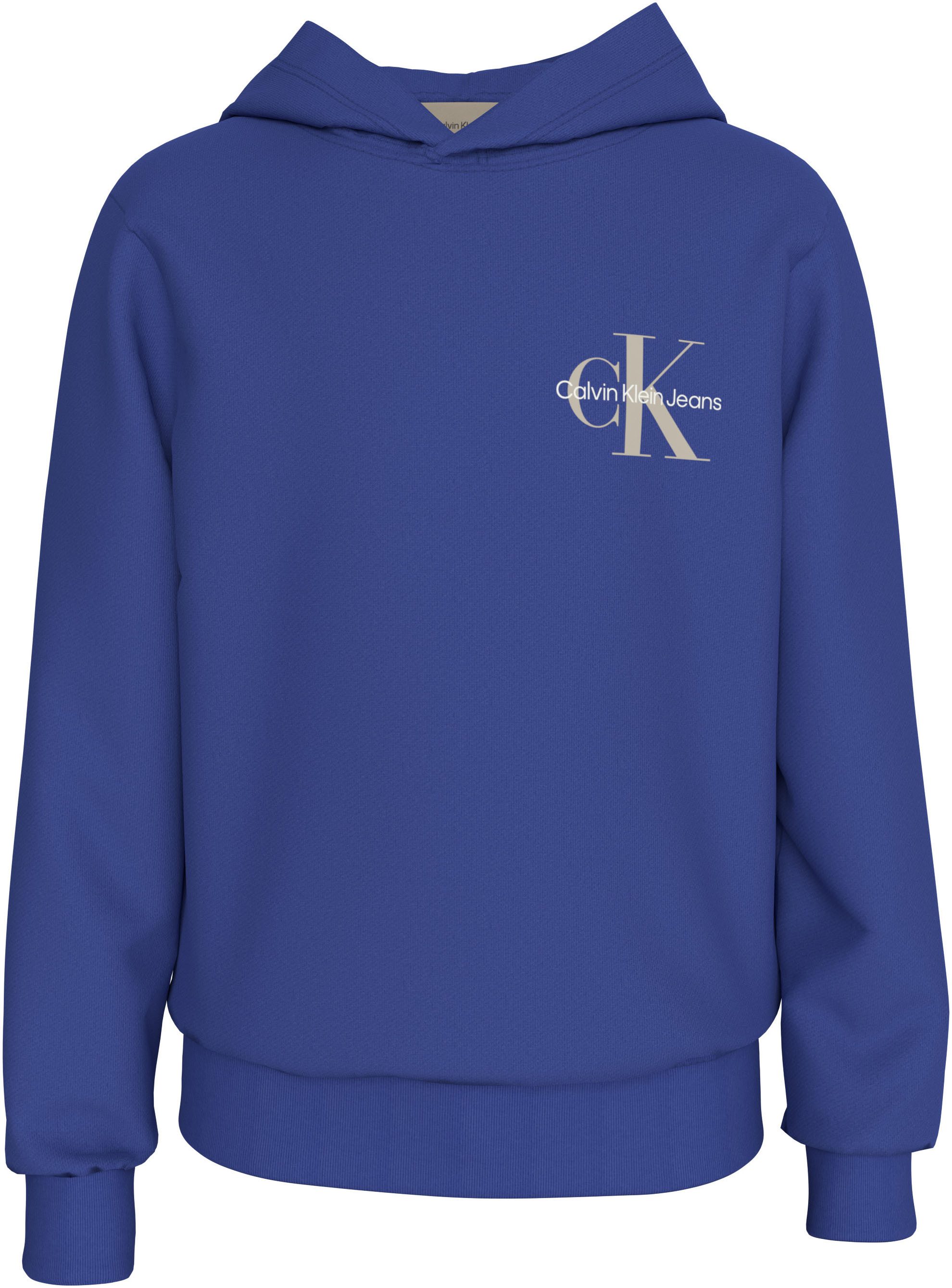 Calvin Klein Hoodie SMALL MONOGRAM HOODIE voor kinderen tot 16 jaar en met logo-opdruk