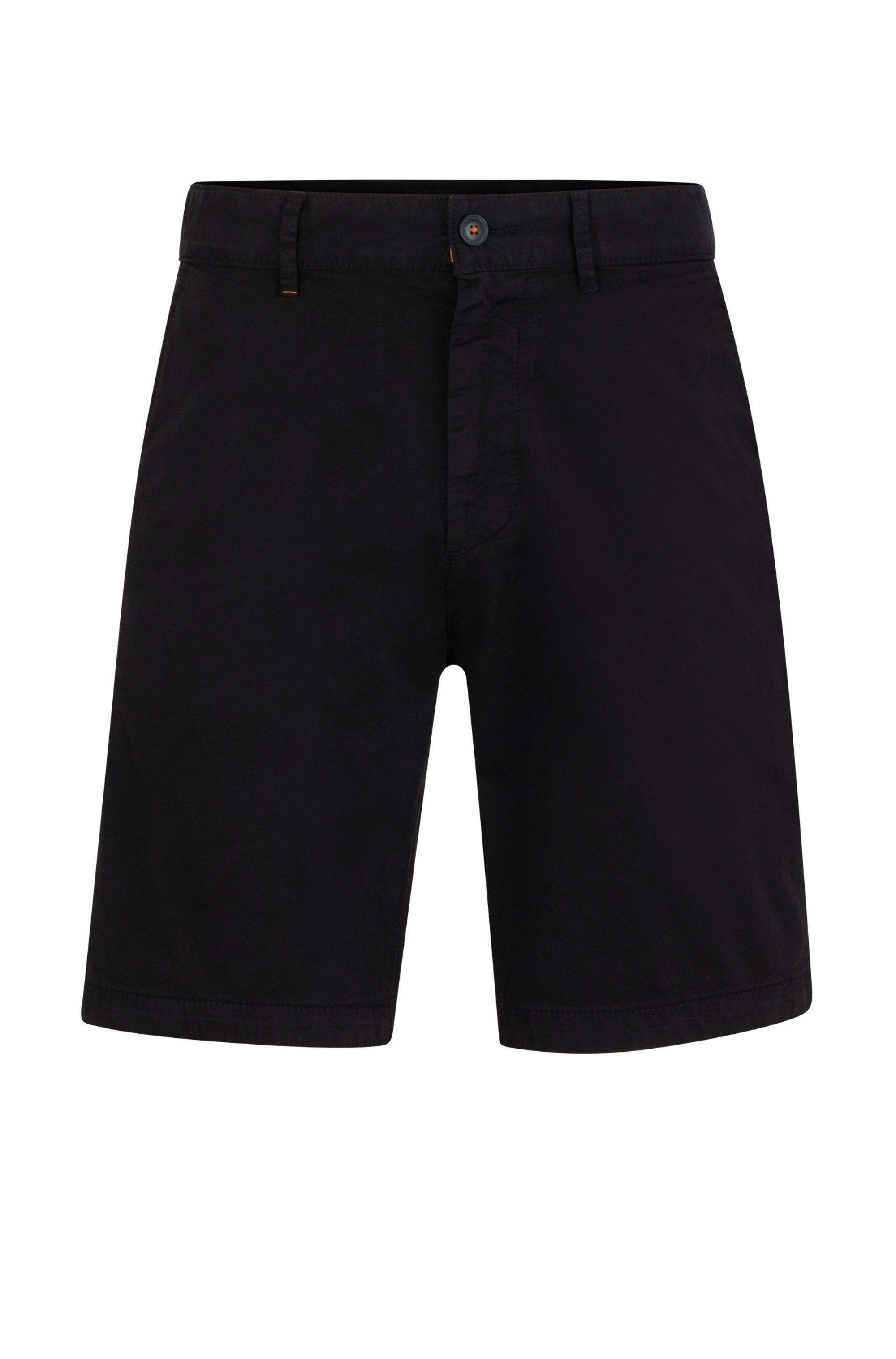 Boss Orange Chino slim-Shorts met contrastdetails