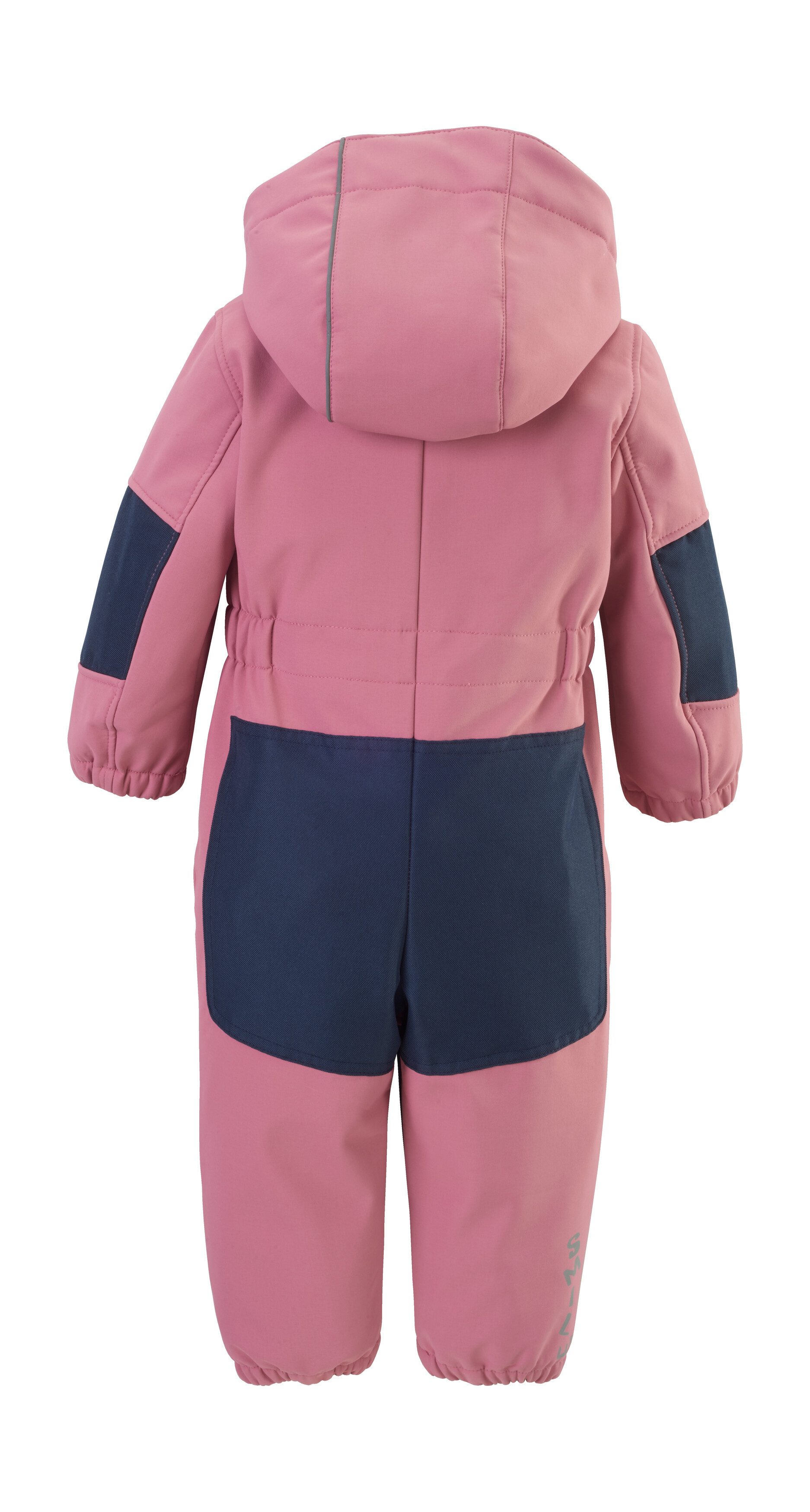 first instinct by killtec Jumpsuit FIOW 35 MNS ONPC Softshellpak met fleece binnenin, waterafstotend, winddicht