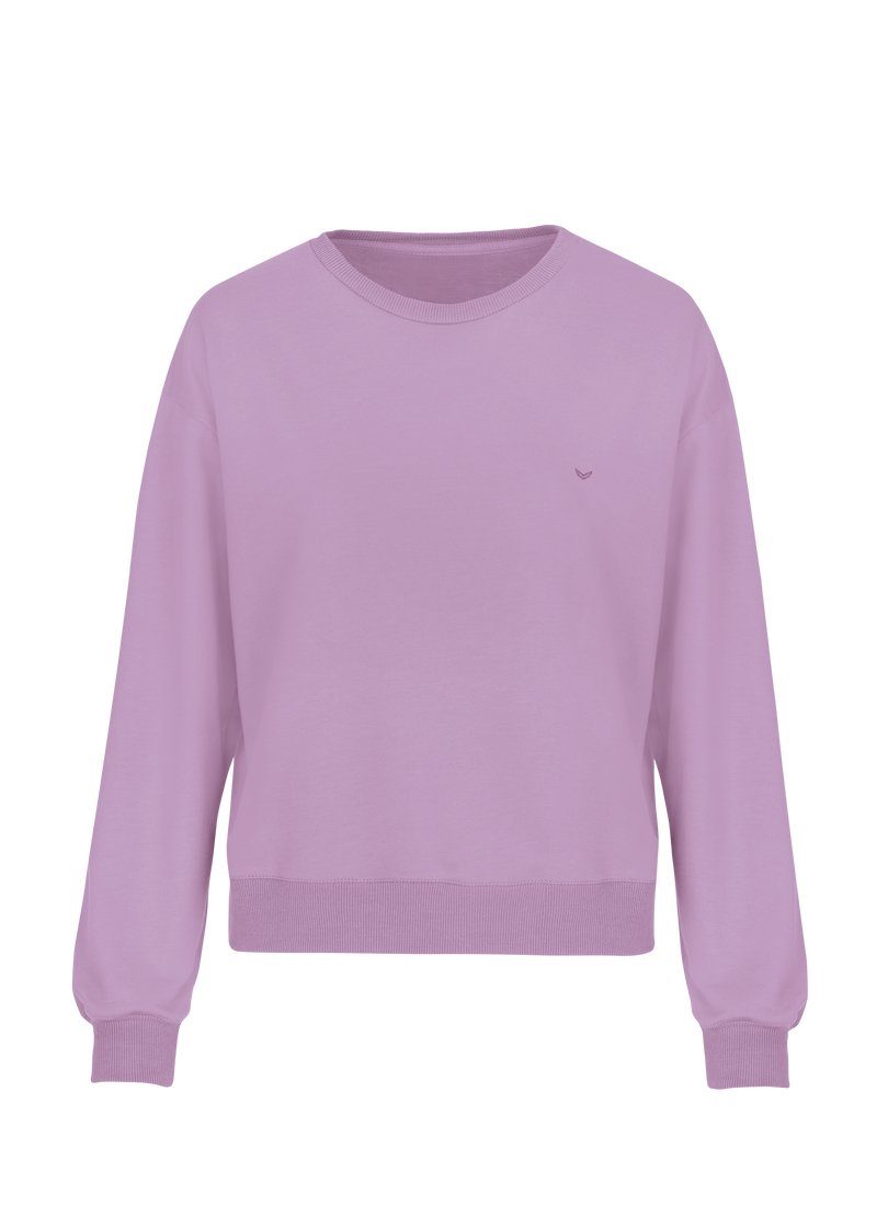 Trigema Sweatshirt TRIGEMA dun sweatshirt