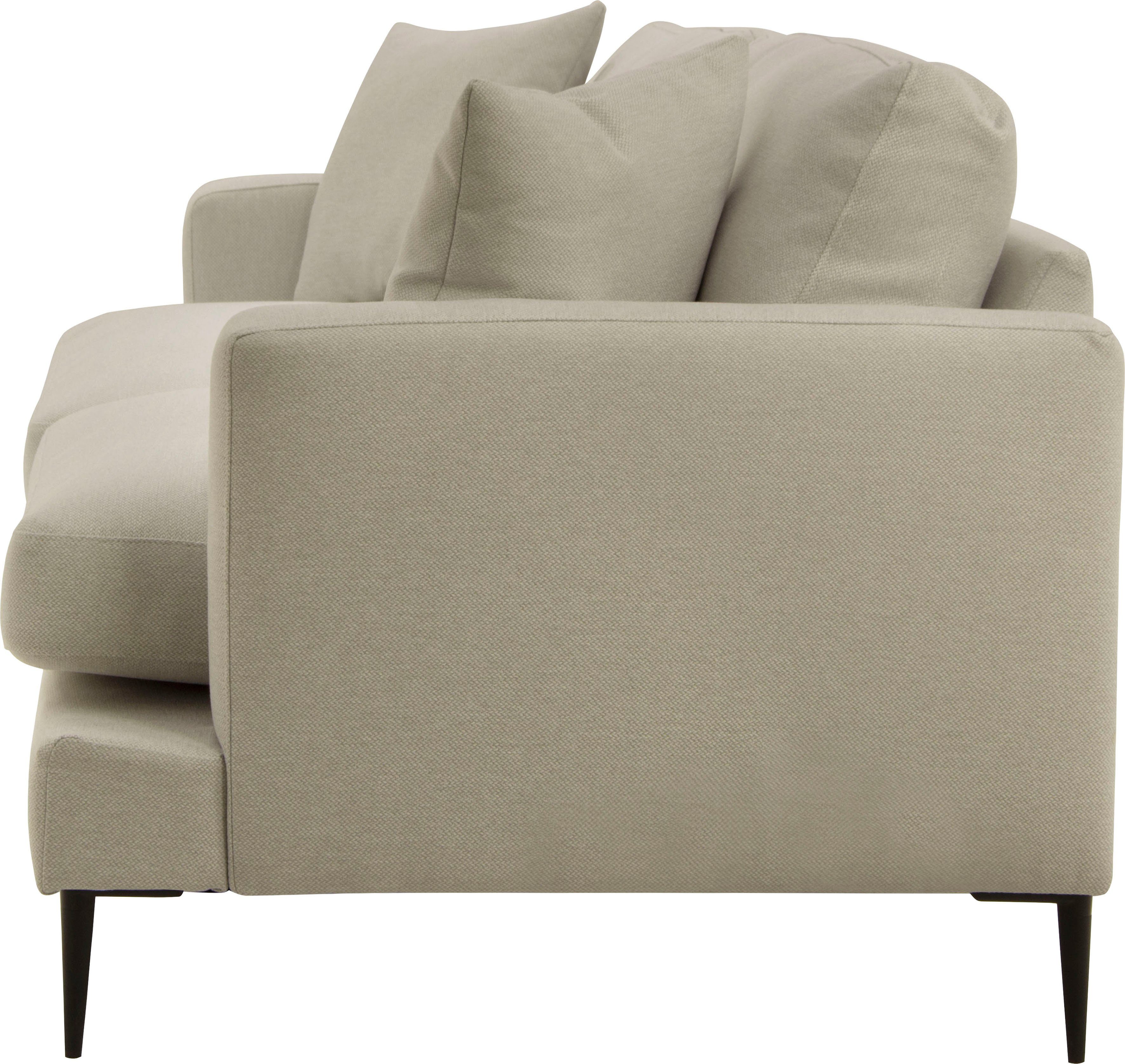 Leonique Megabank Cozy elegante designbank, afmetingen B/D/H: 252/97/80 cm