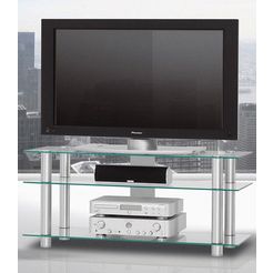 just by spectral tv-meubel just-racks tv1203 breedte 120 cm zilver