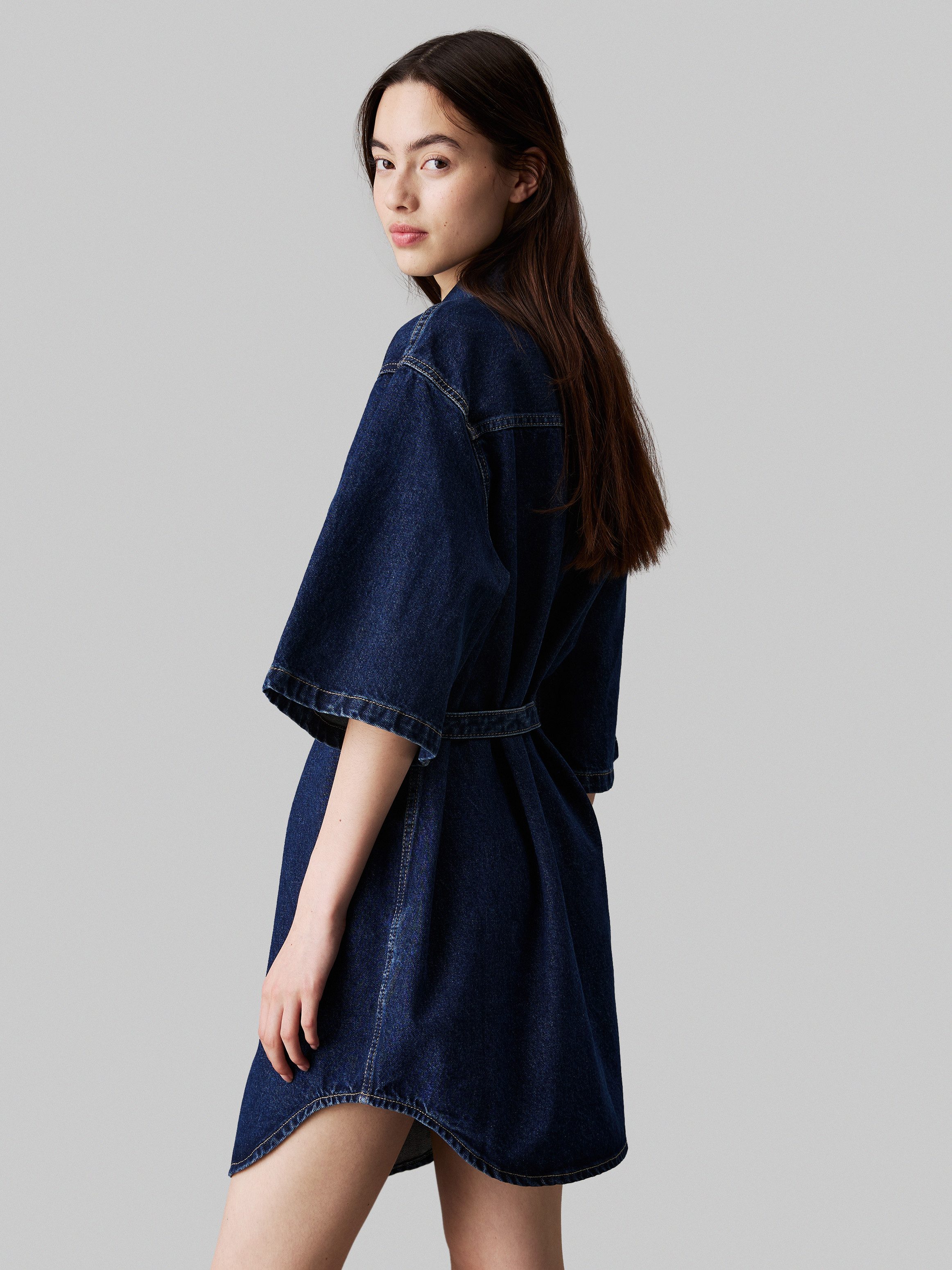 Calvin Klein Jeans jurk UTILITY BELTED SHIRT DRESS