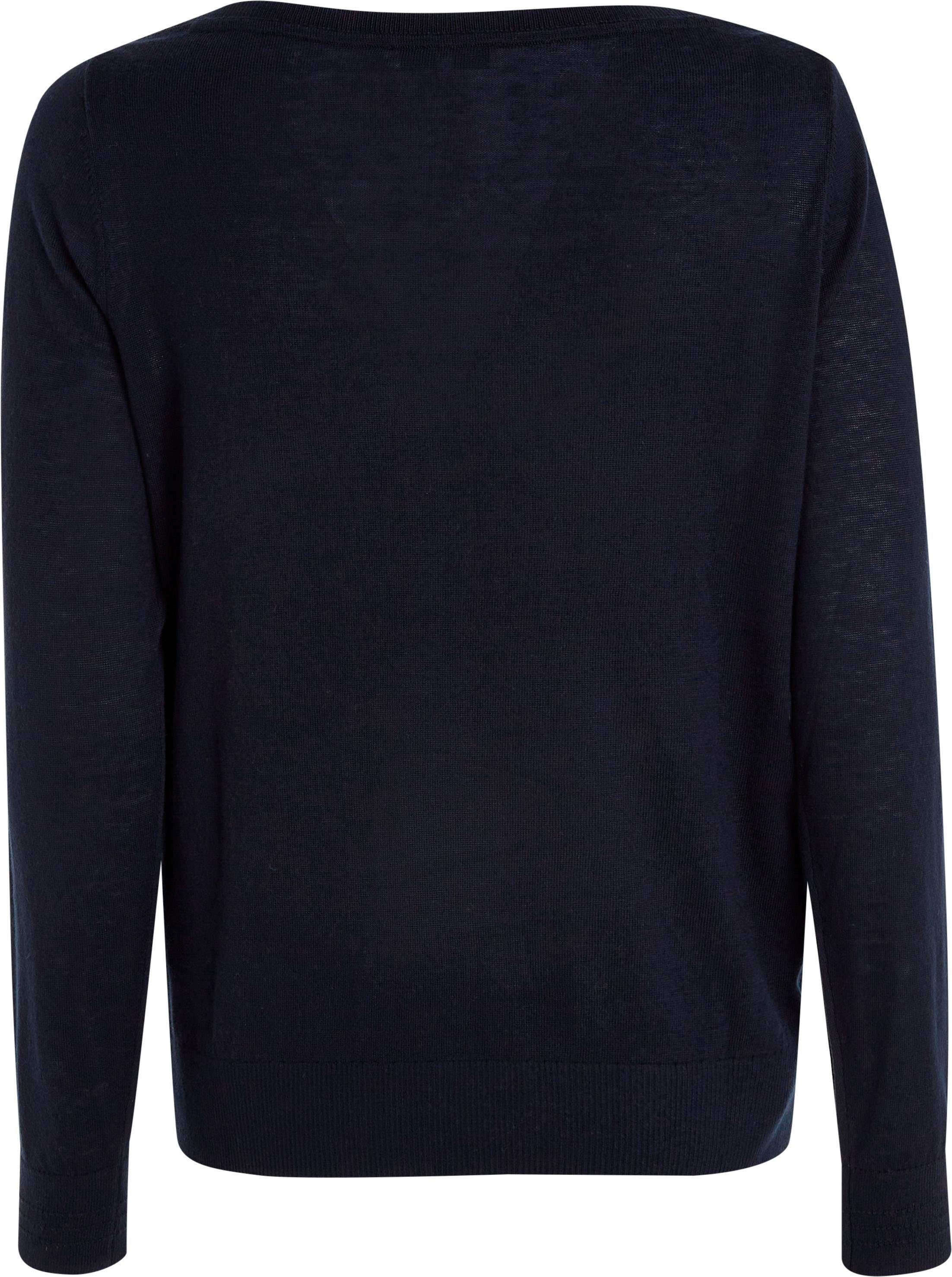 Tommy Hilfiger Gebreide trui CO JERSEY STITCH V-NK SWEATER