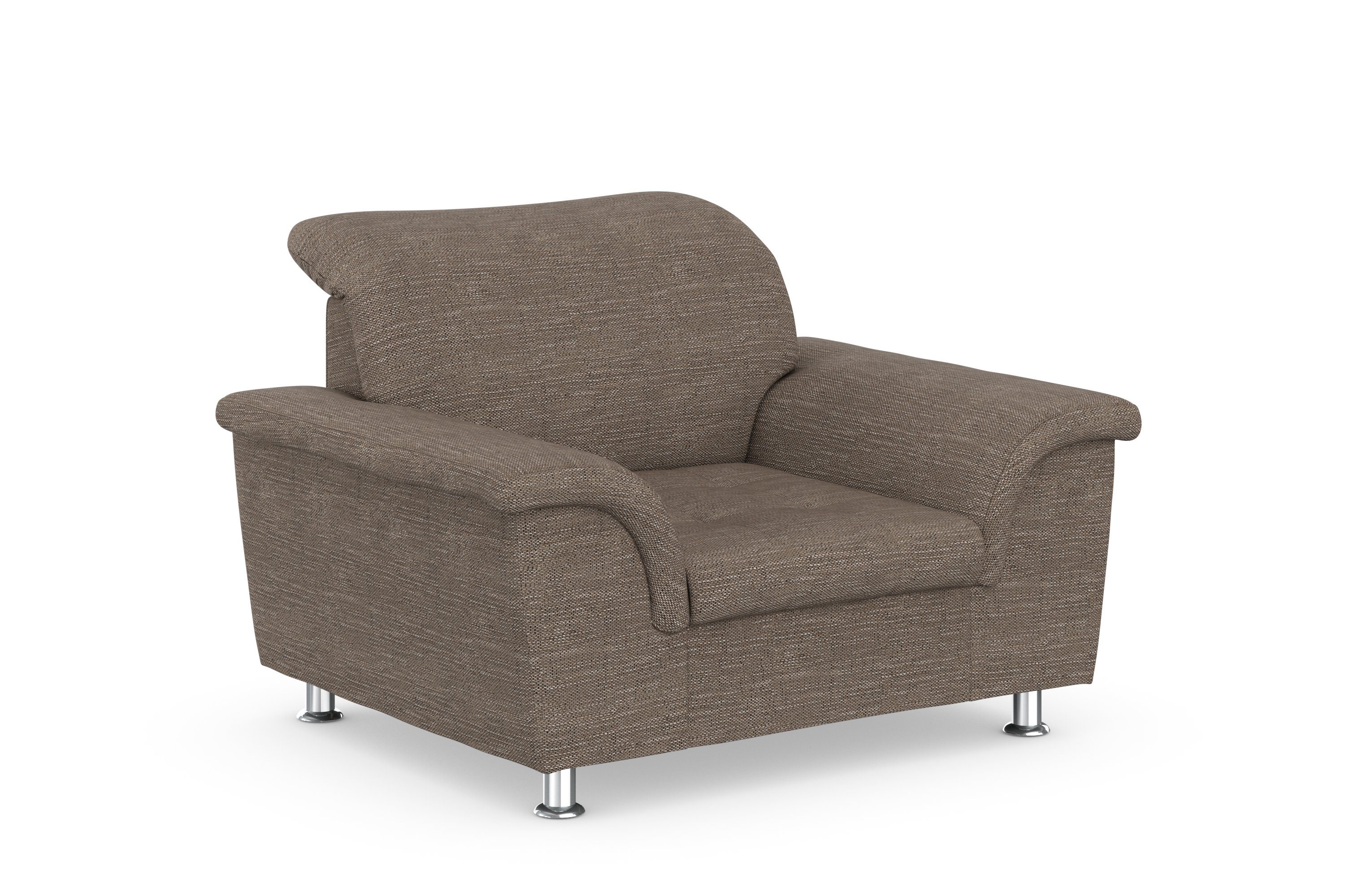 DOMO collection Fauteuil Franzi, tijdloos & elegant, moderne zittingstikking