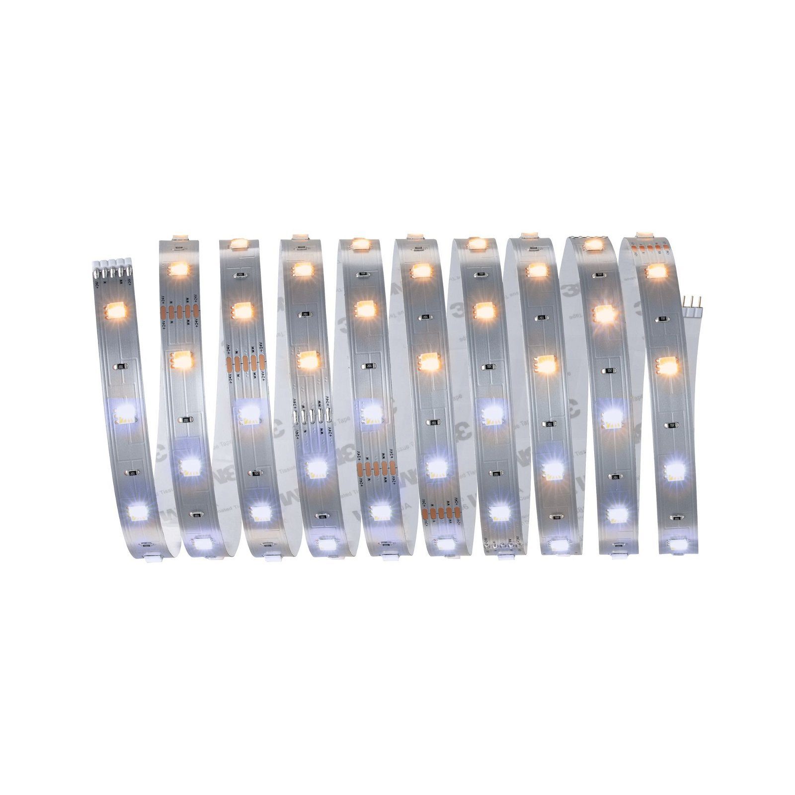 Paulmann Led-strepen MaxLED 250 Basisset 3m IP20 2700-6500K 11W 230/24V 24VA zilverkleur (1 stuk)