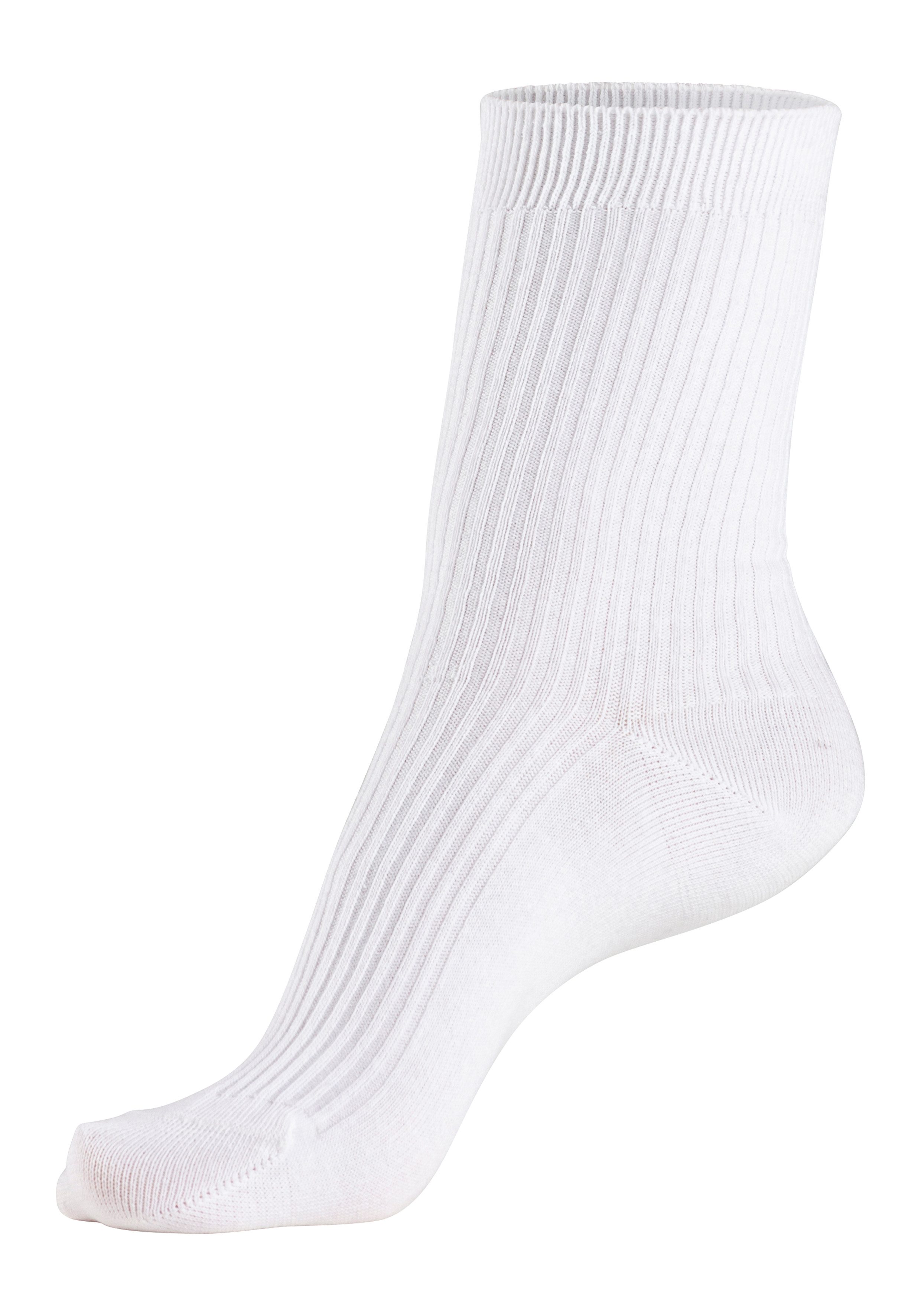 Lavana Basic sokken met fijne rib (set, 5 paar)