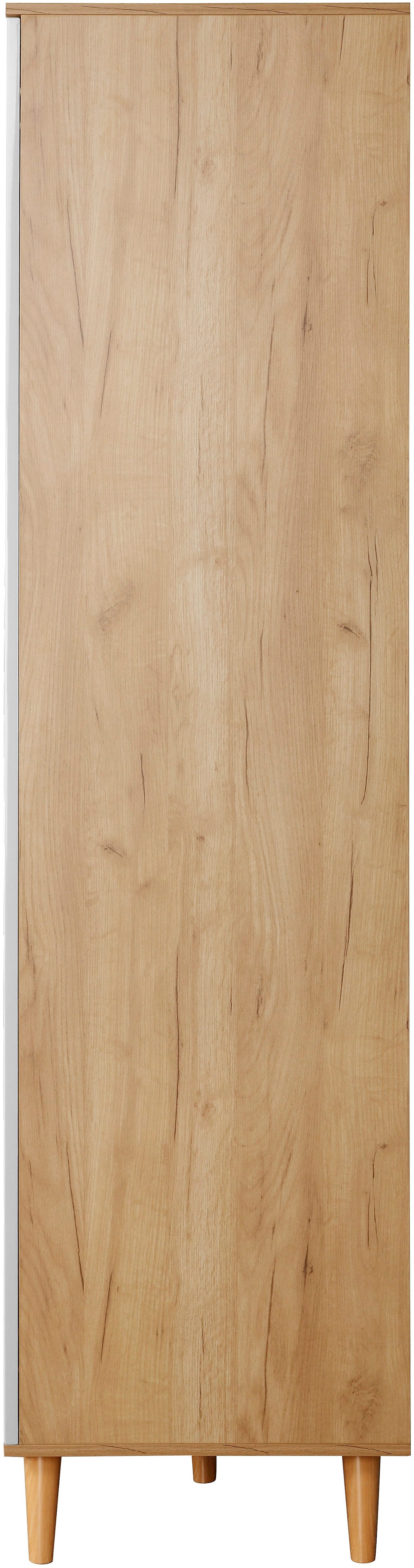 andas Kledingkast Lund slaapkamerkast bestseller in Scandinavisch design Kledingkast met premium binneninrichting, breedte 200 cm hoogglans
