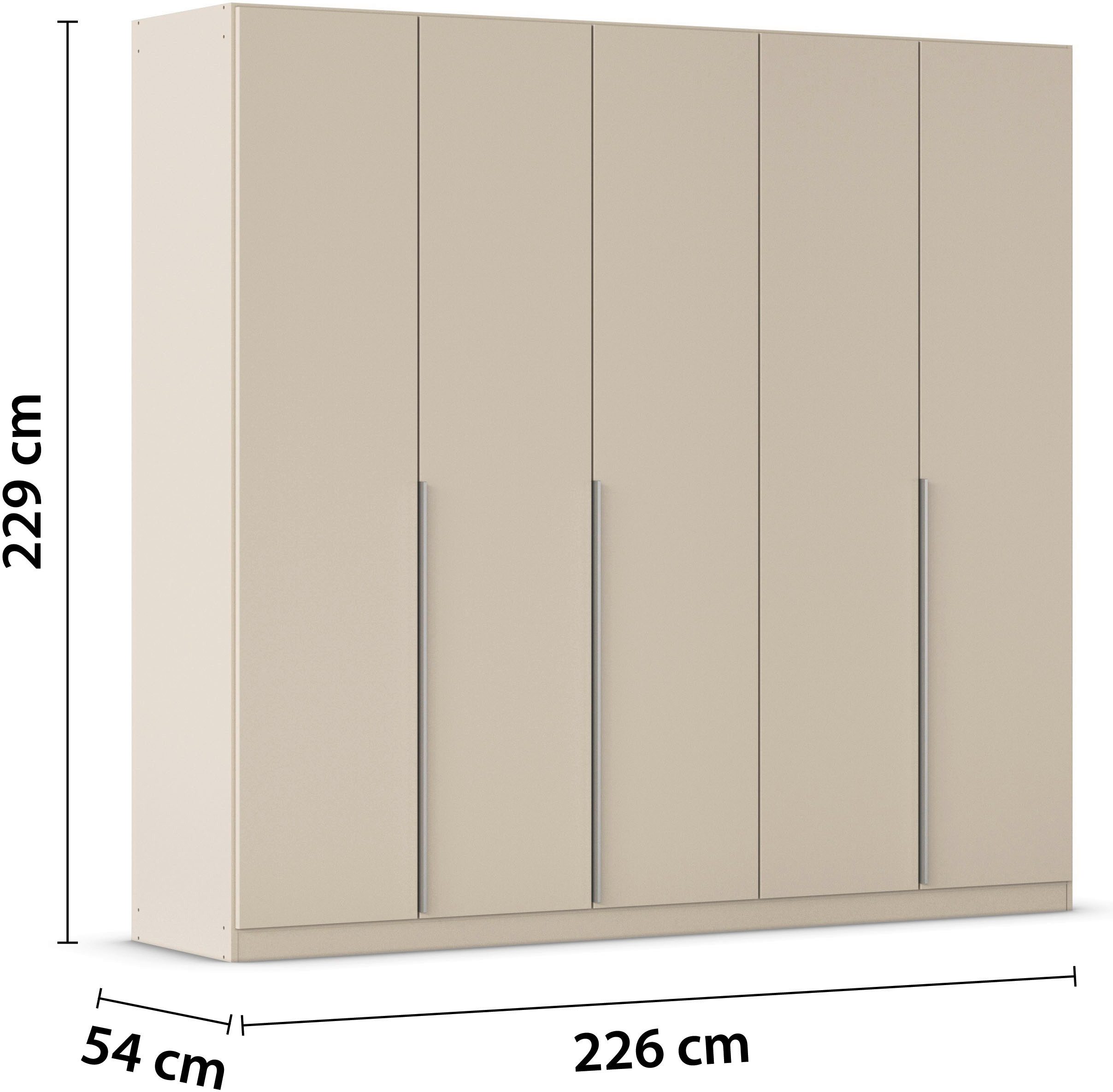 rauch Draaideurkast Kleiderschrank Schrank Garderobe AGORDO TOPSELLER Schlafzimmer doordachte binnenuitrusting, in 6 breedtes en 2 hoogtes made in germany