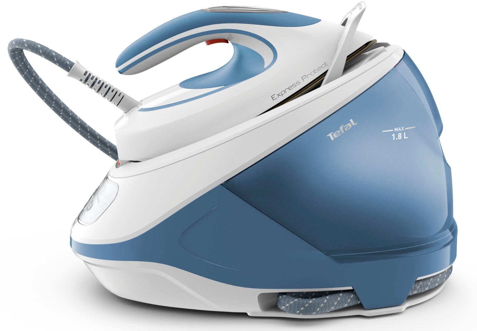 Tefal Stoomstrijksysteem Express Protect SV9202 + gratis stoomborstel Access Steam First DT6131 7,5 bar, stoomstoot: 520 g/min, continue stoomopbrengst: 130 g/min, sv9202