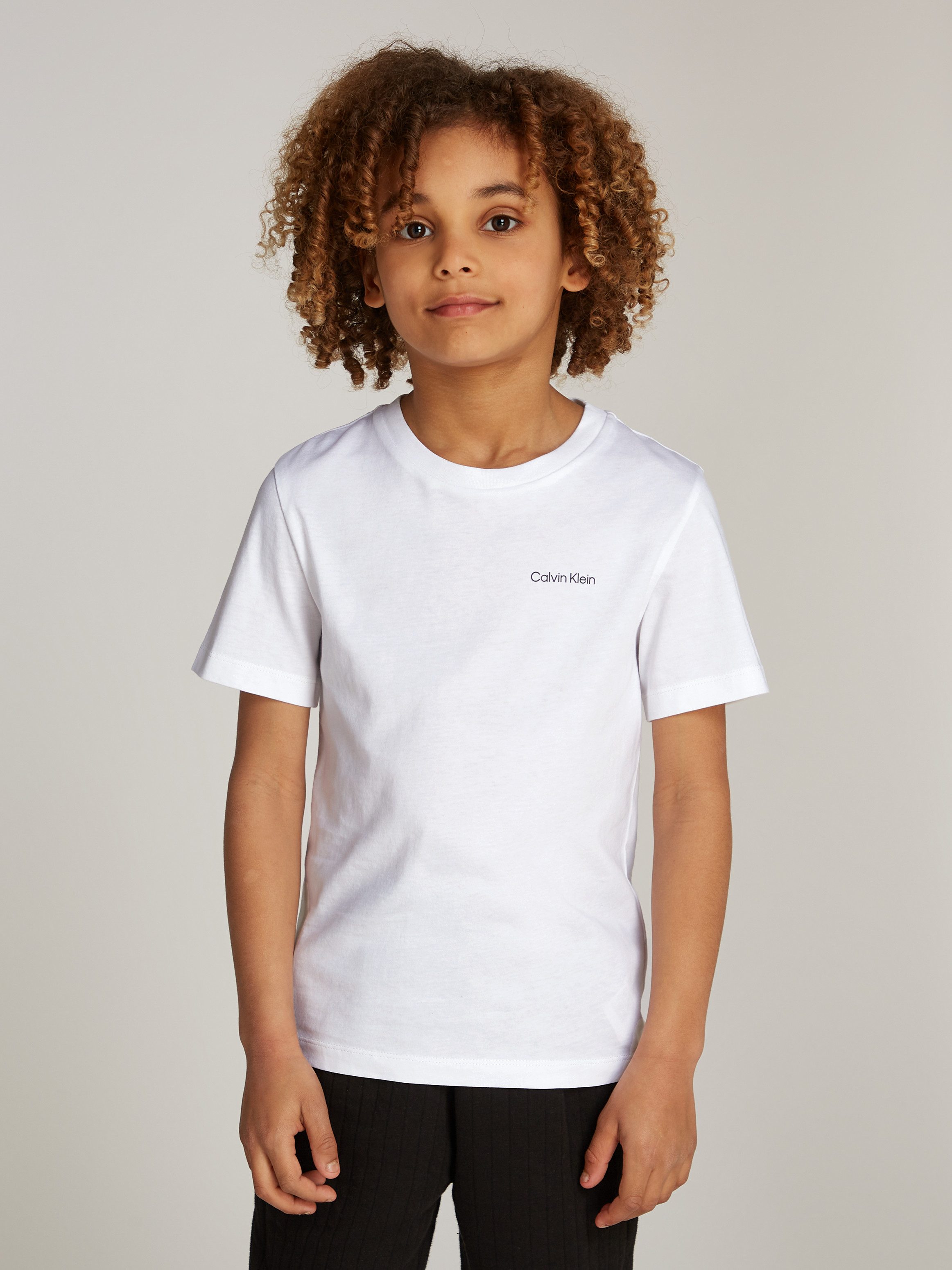 Calvin Klein T-shirt CHEST Inst.Logo Ss T-Shirt voor kinderen tot 16 jaar en met logo-opdruk