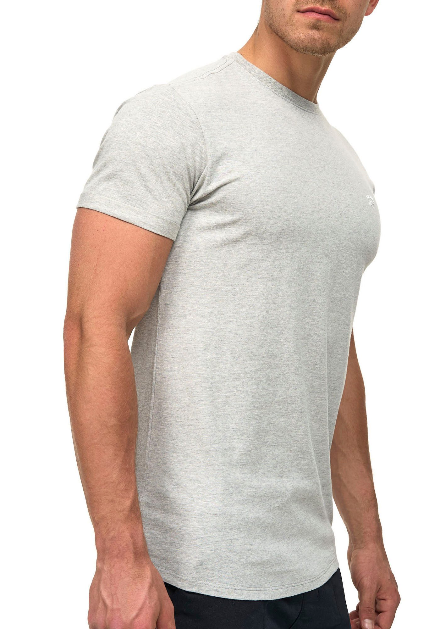 Indicode Shirt met ronde hals INKloge