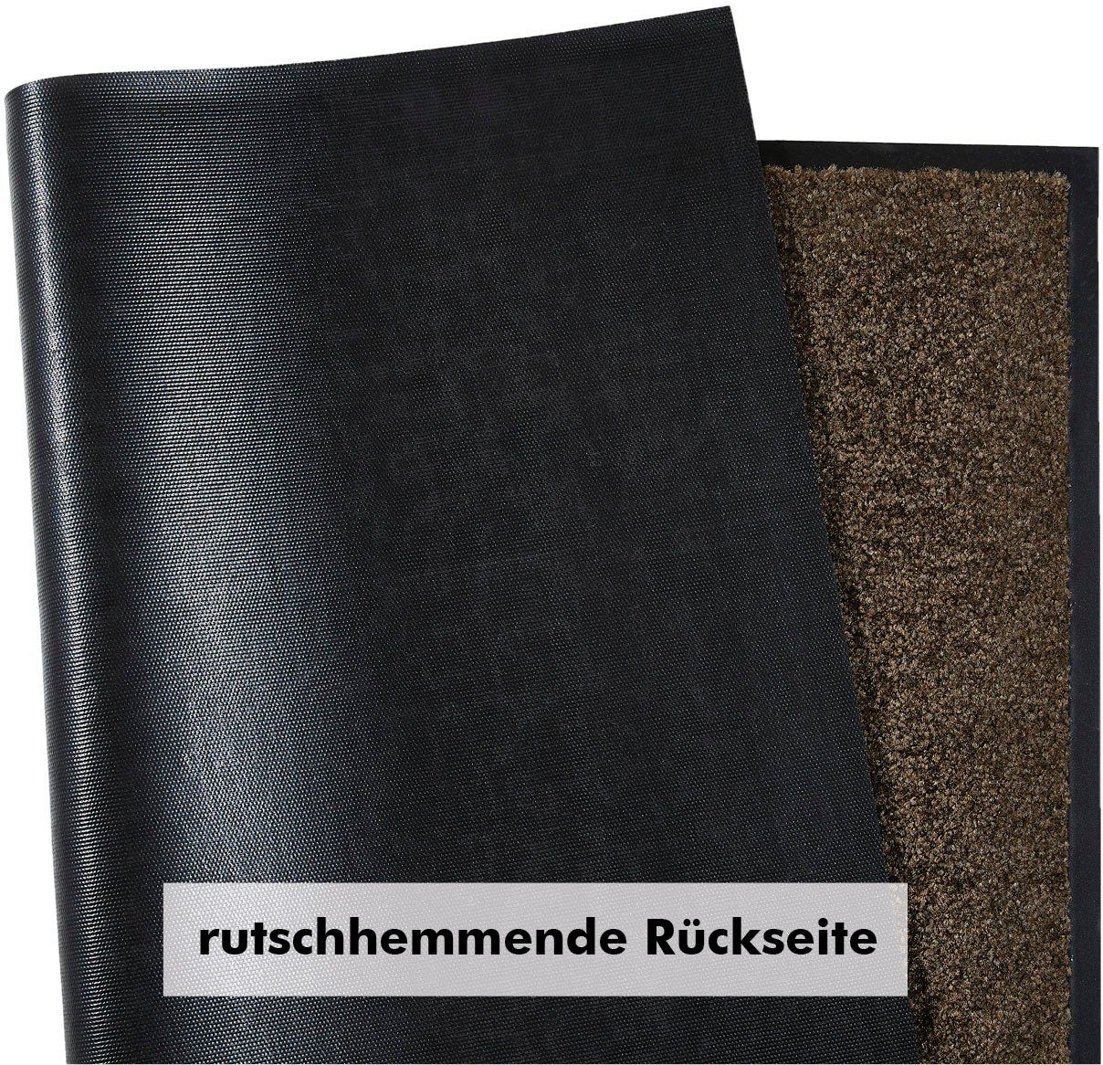 Andiamo Mat Super Wash & Clean, Made in Belgium Vuilopvangmat, uni kleuren, antislip, wasbaar