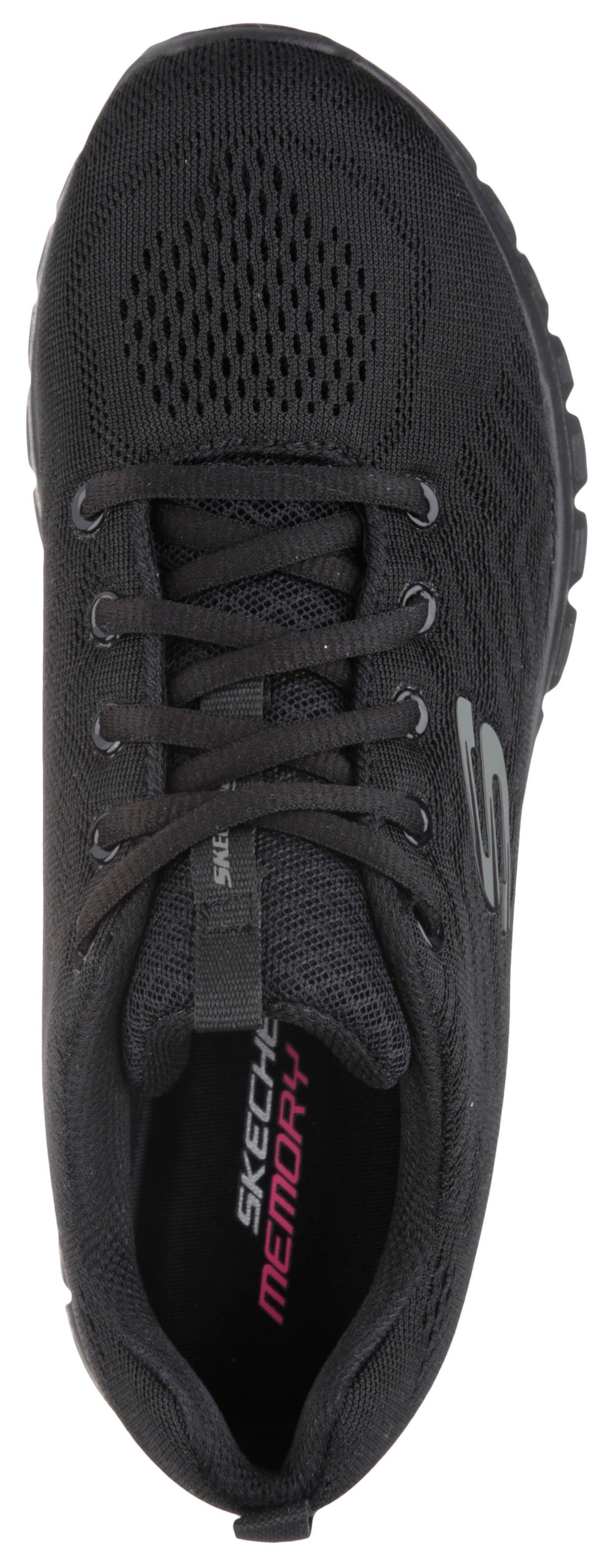 Skechers Sneakers Graceful - Get Connected Vrijetijdsschoen, lage schoen, veterschoen in schoenwijdte G (wijd)