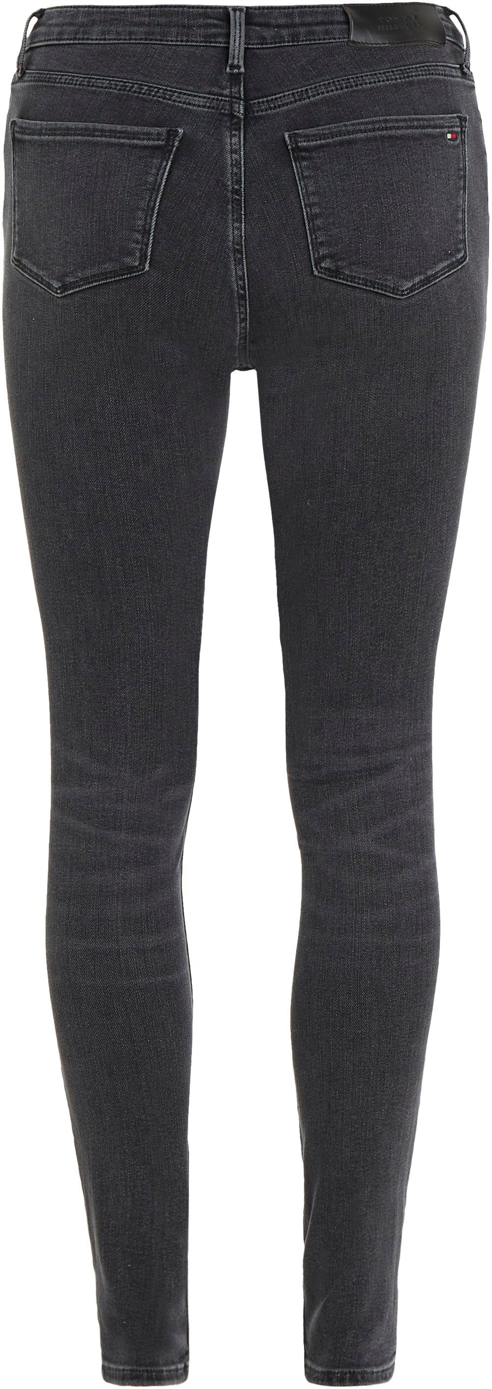 Tommy Hilfiger Skinny fit jeans TH FLEX COMO SKINNY RW GYA met tommy hilfiger logo-badge (TH FLEX COMO SKINNY RW)