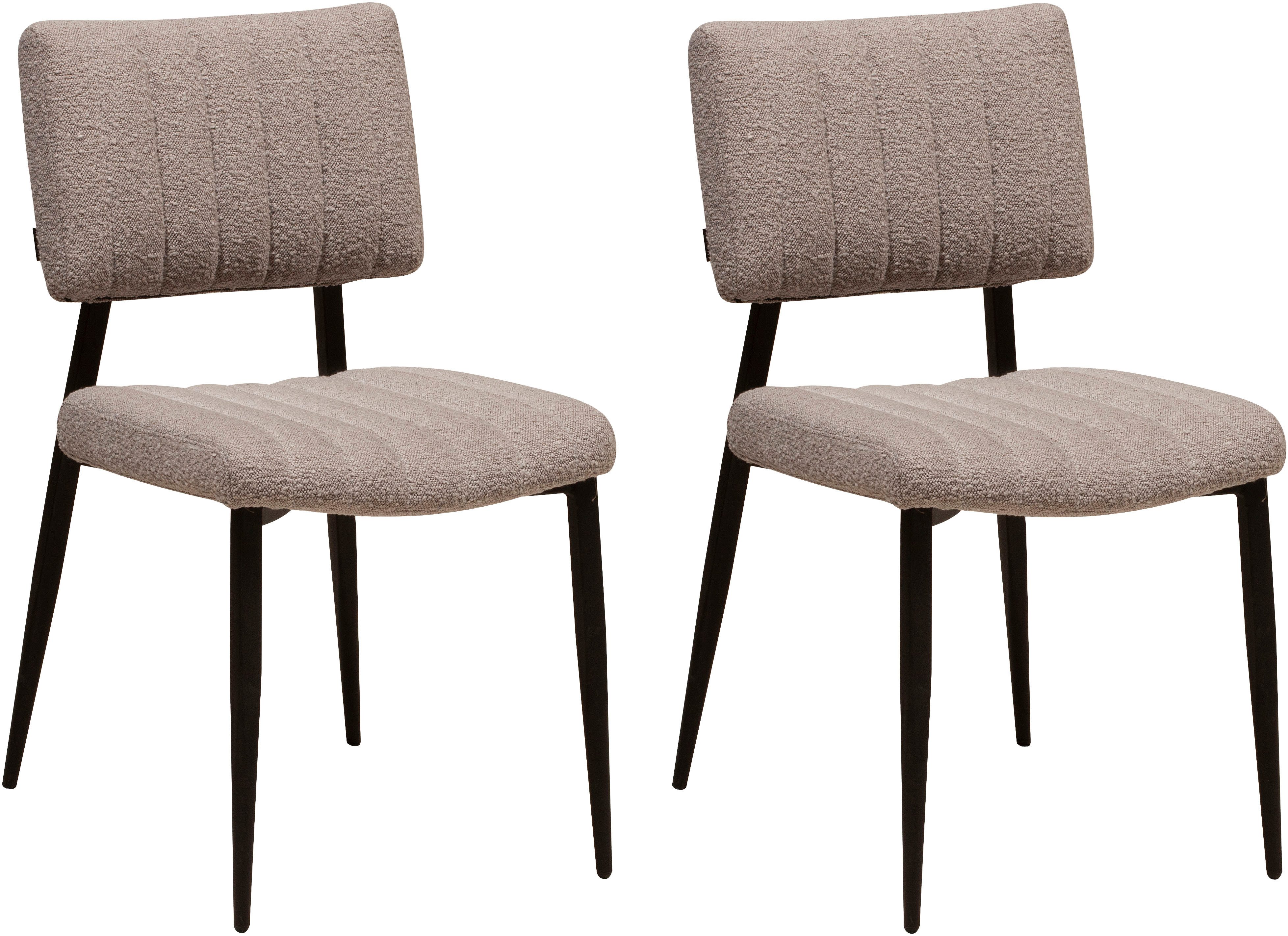 OTTO OMG Design Eetkamerstoel Dirk moderne bouclé bekleding, comfortabel gepolsterd 4 poot stoelen