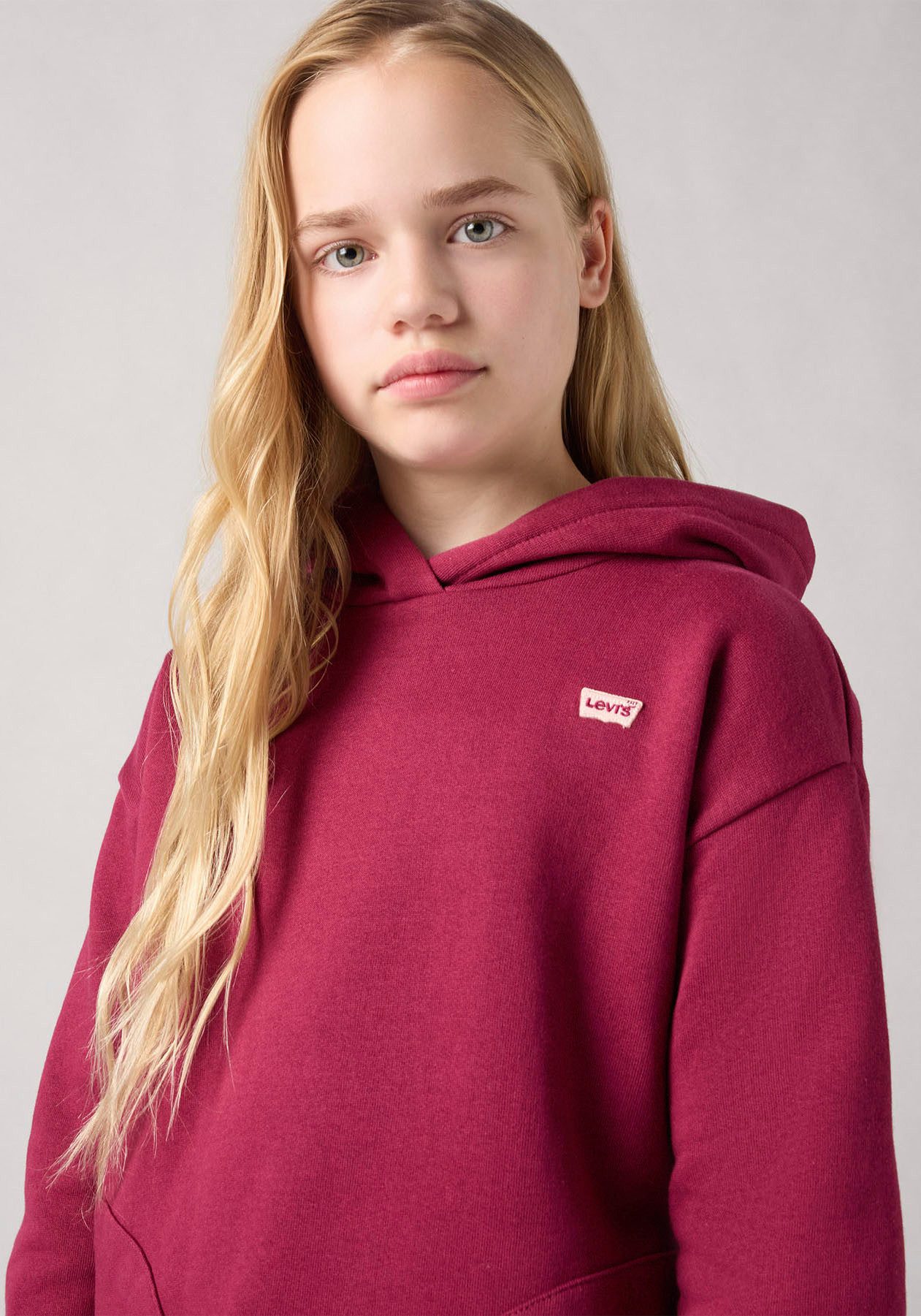 Levi's Kidswear Hoodie met zijzakken voor meisjes