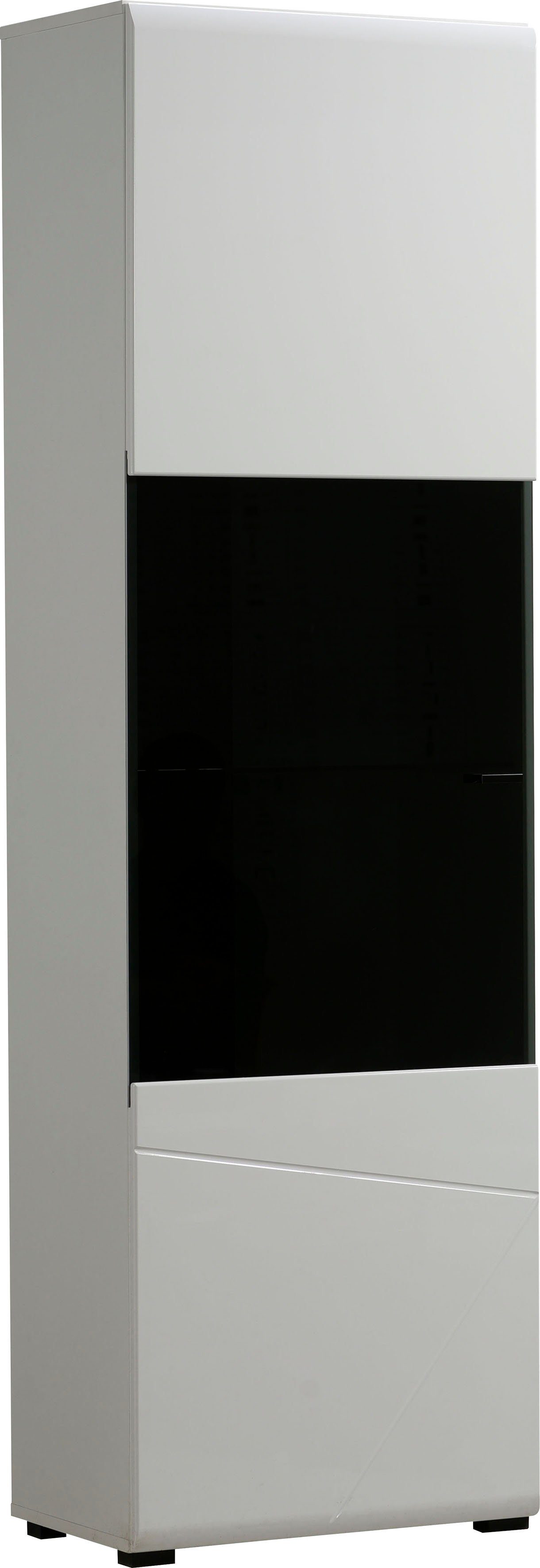 INOSIGN Vitrinekast Trentino Hoogte ca. 190 cm, soft-closefunctie, hoogglansfronten