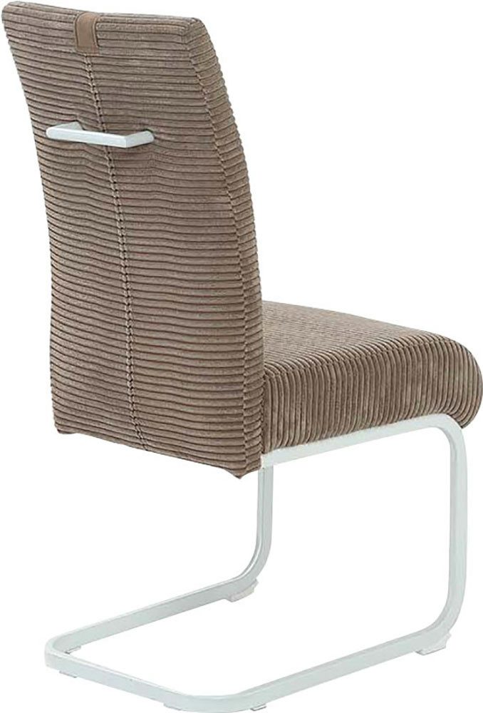 Jockenhöfer Gruppe Vrijdragende stoel Kenny met pocketvering, bekledingsstof cord (set, 2 stuks)