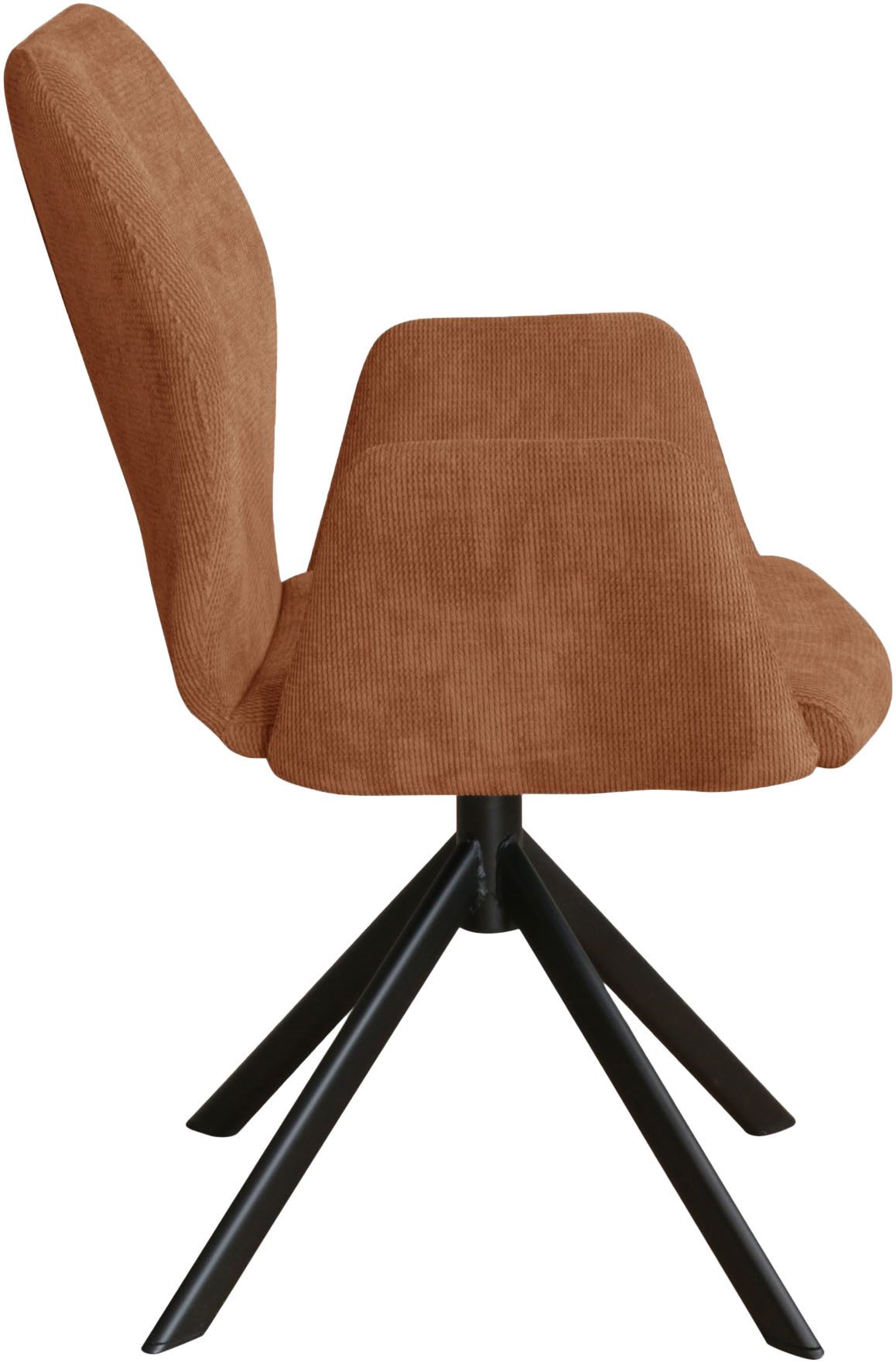 Home affaire Stoel met armleuningen Hacienda moderne cordbekleding (set)