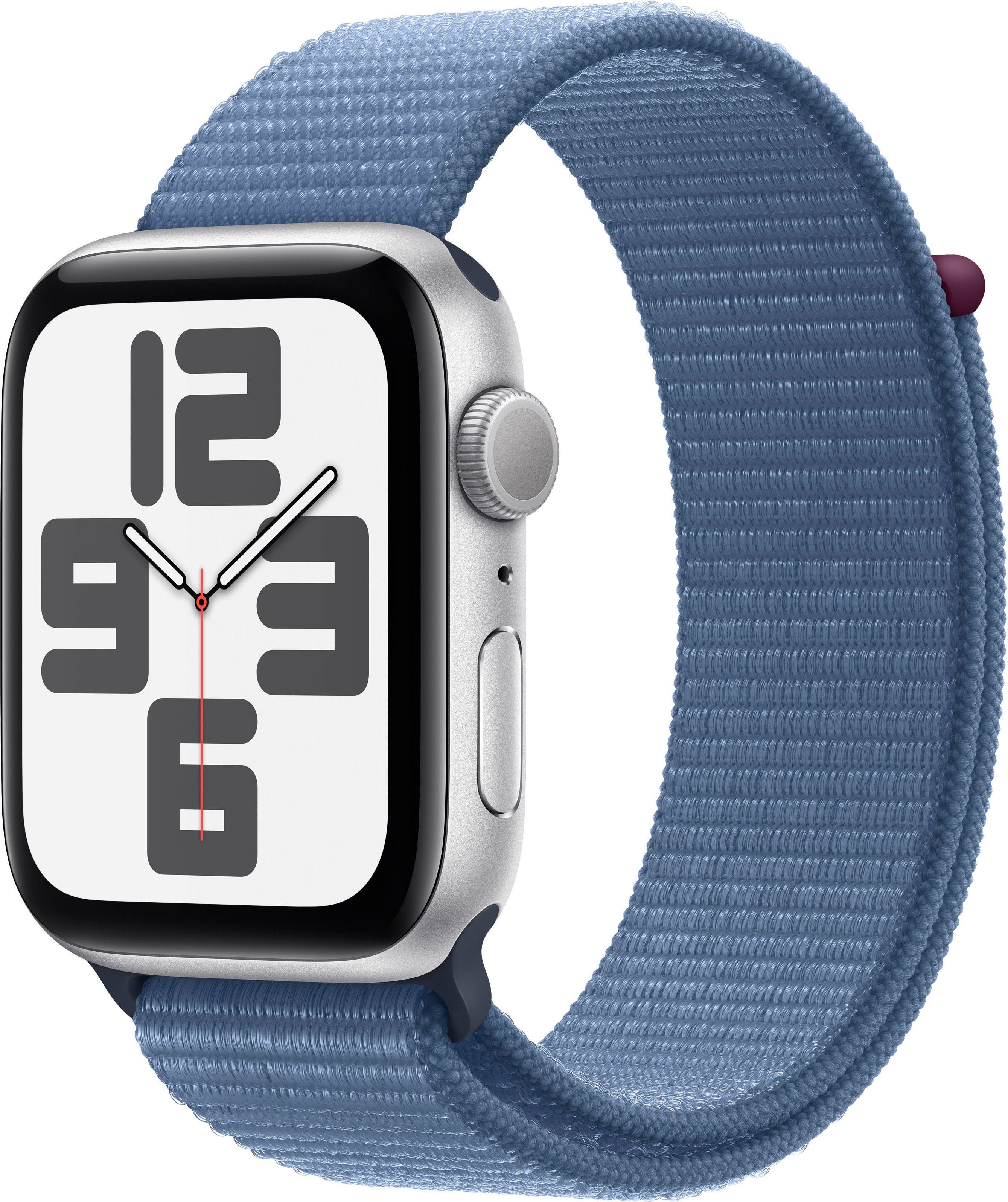 NU 20% KORTING: Apple Smartwatch Watch SE GPS 44 mm Aluminium Sport Loop