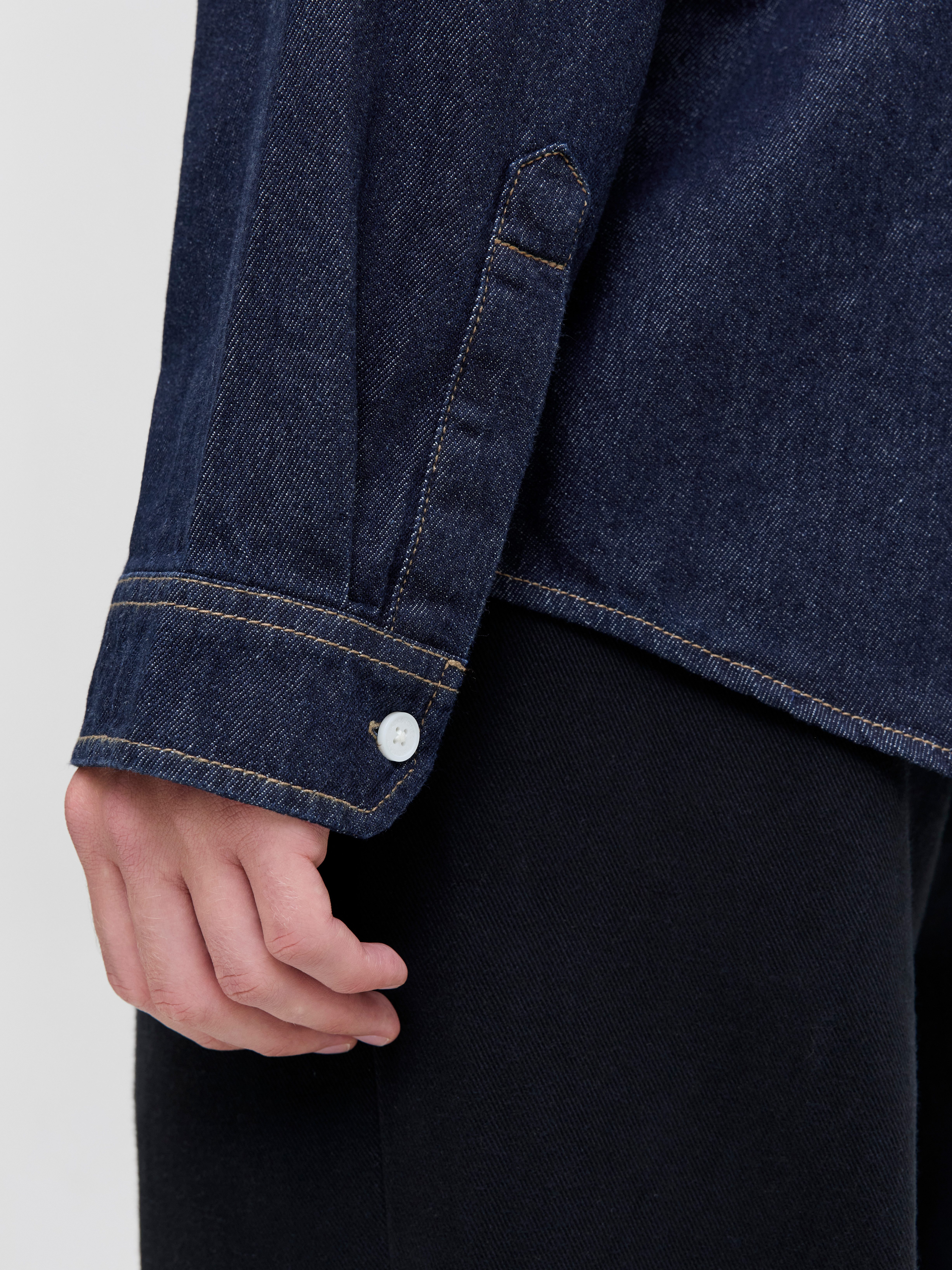 Jack & Jones Overhemd met lange mouwen JORNORREBRO DENIM SHIRT LS SN