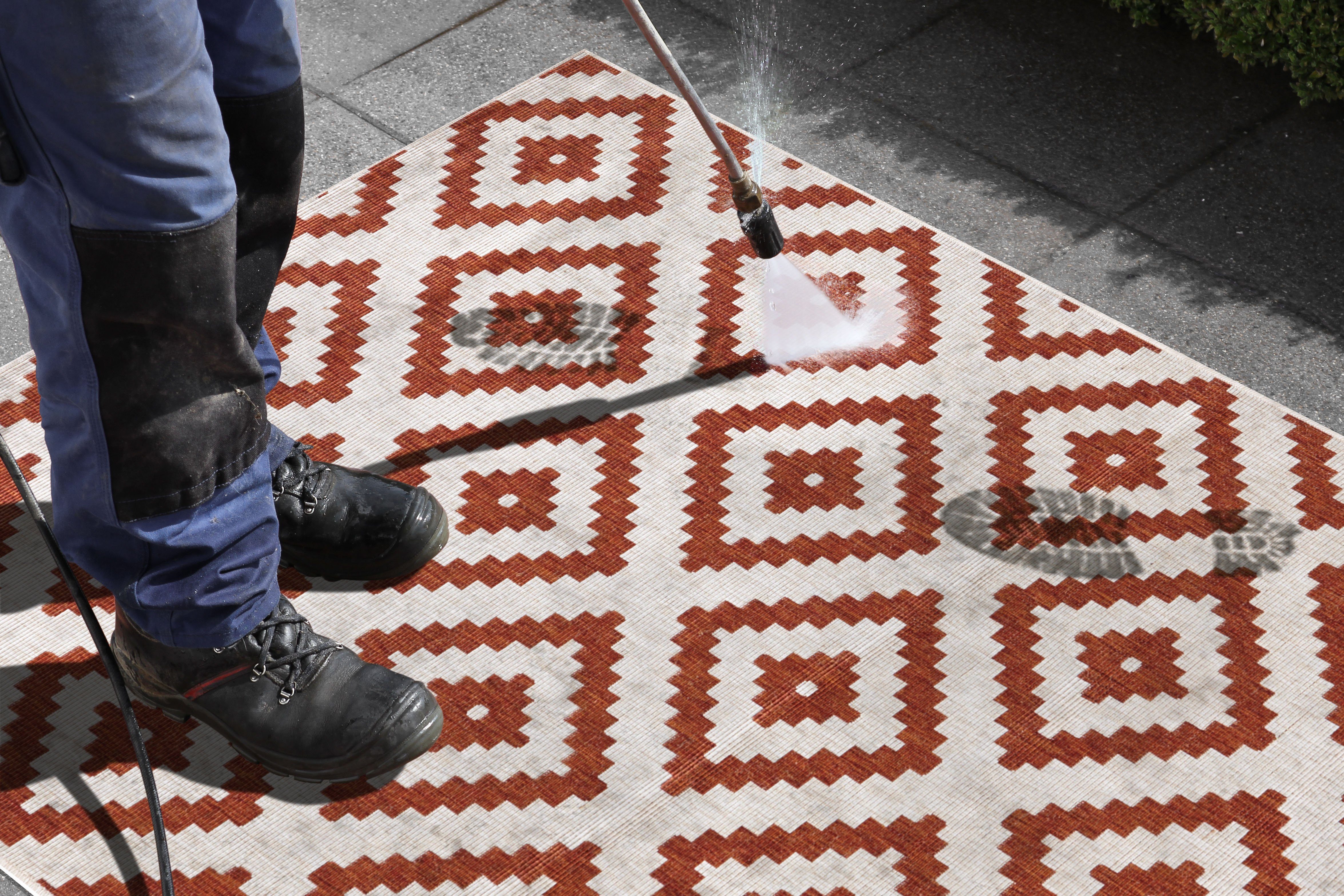 HANSE Home Vloerkleed Malta tweezijdig te gebruiken kleed Binnen- en buitengebruik, weerbestendig, balkon, terras, ruit, loper, woonkamer