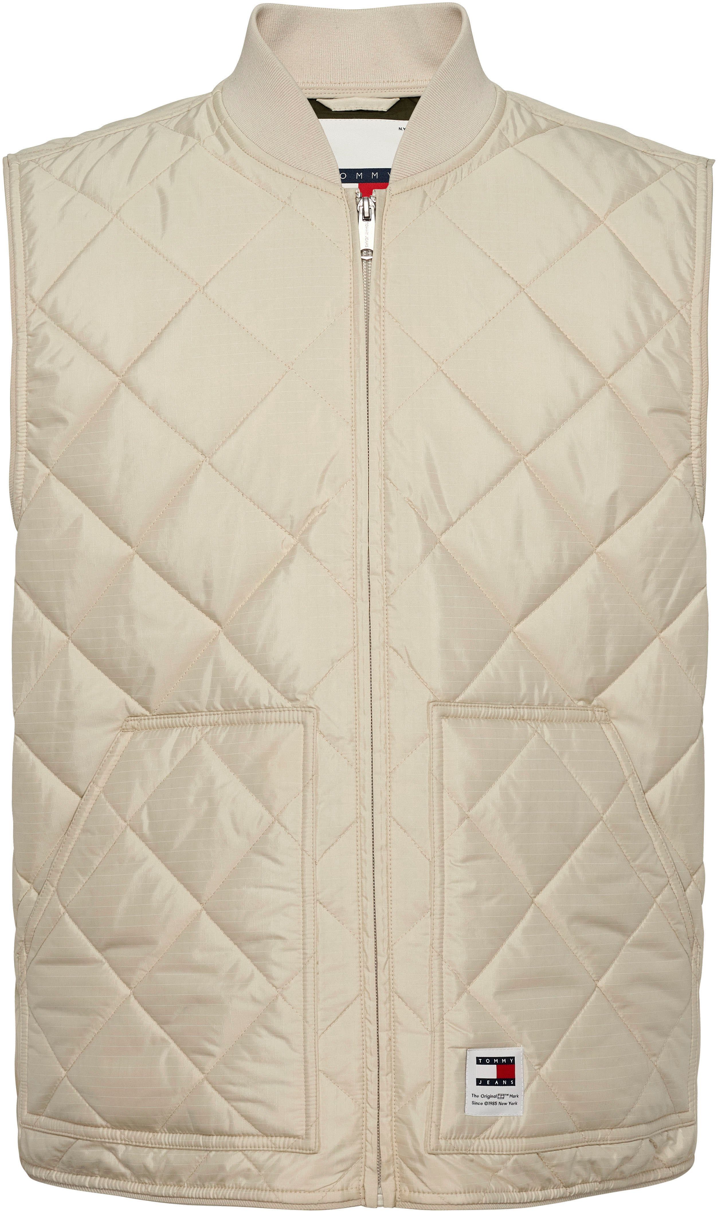 TOMMY JEANS Bodywarmer TJM REG ENTRY VEST met modieus ruitpatroon